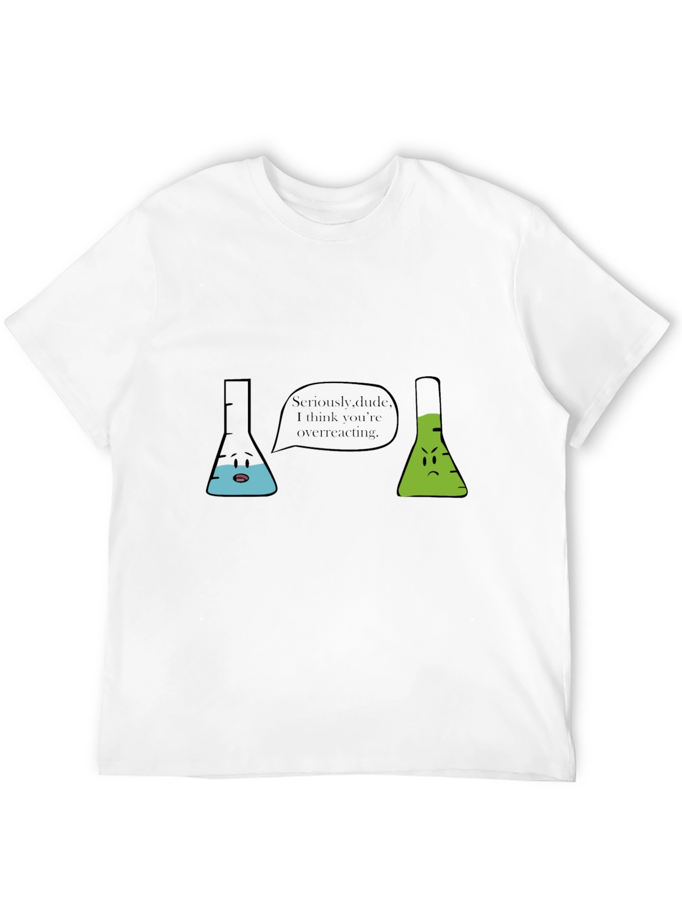 Funny Chemistry Overreacting Mens T-Shirt