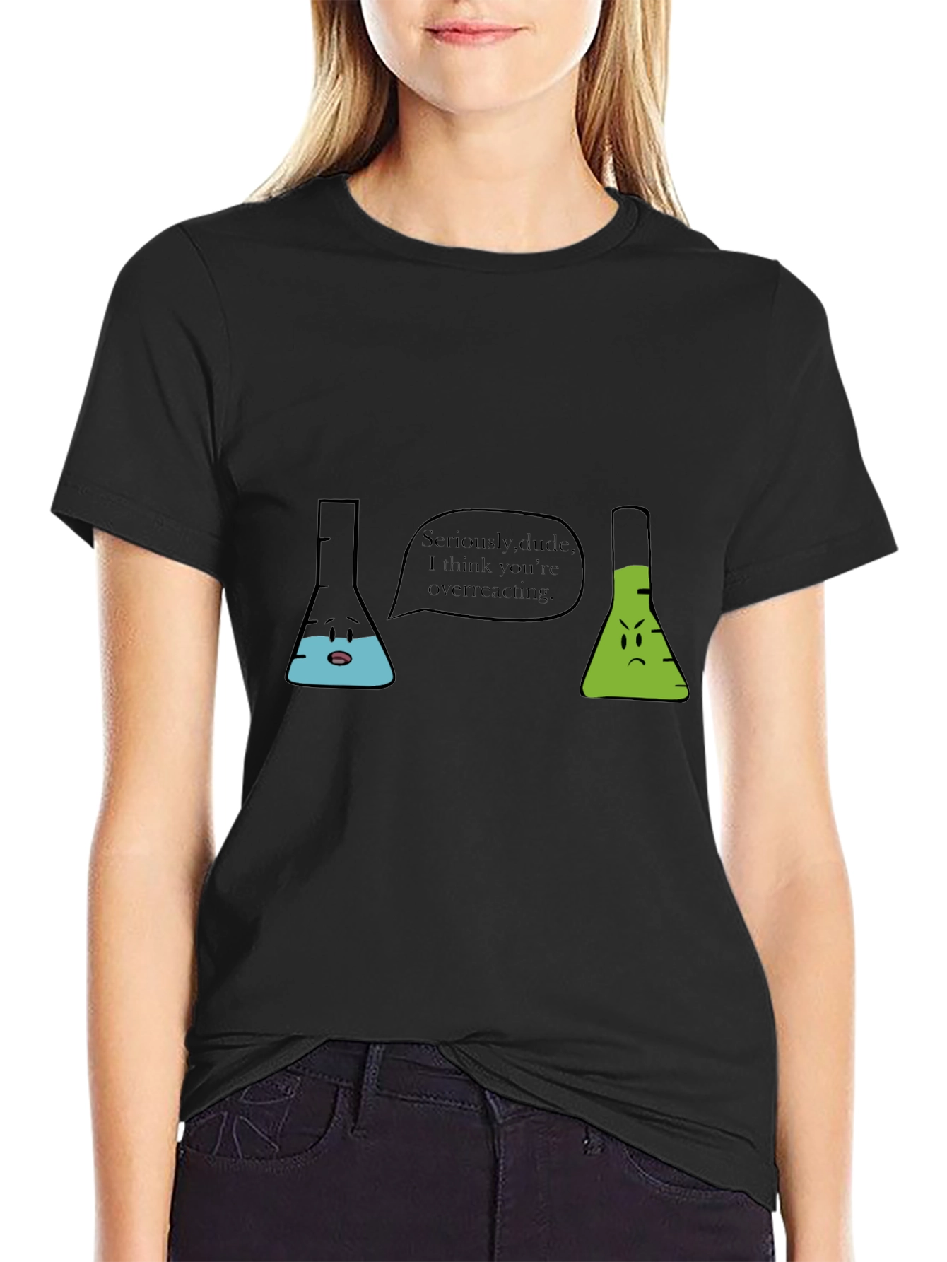 Funny Chemistry Overreacting Mens T-Shirt