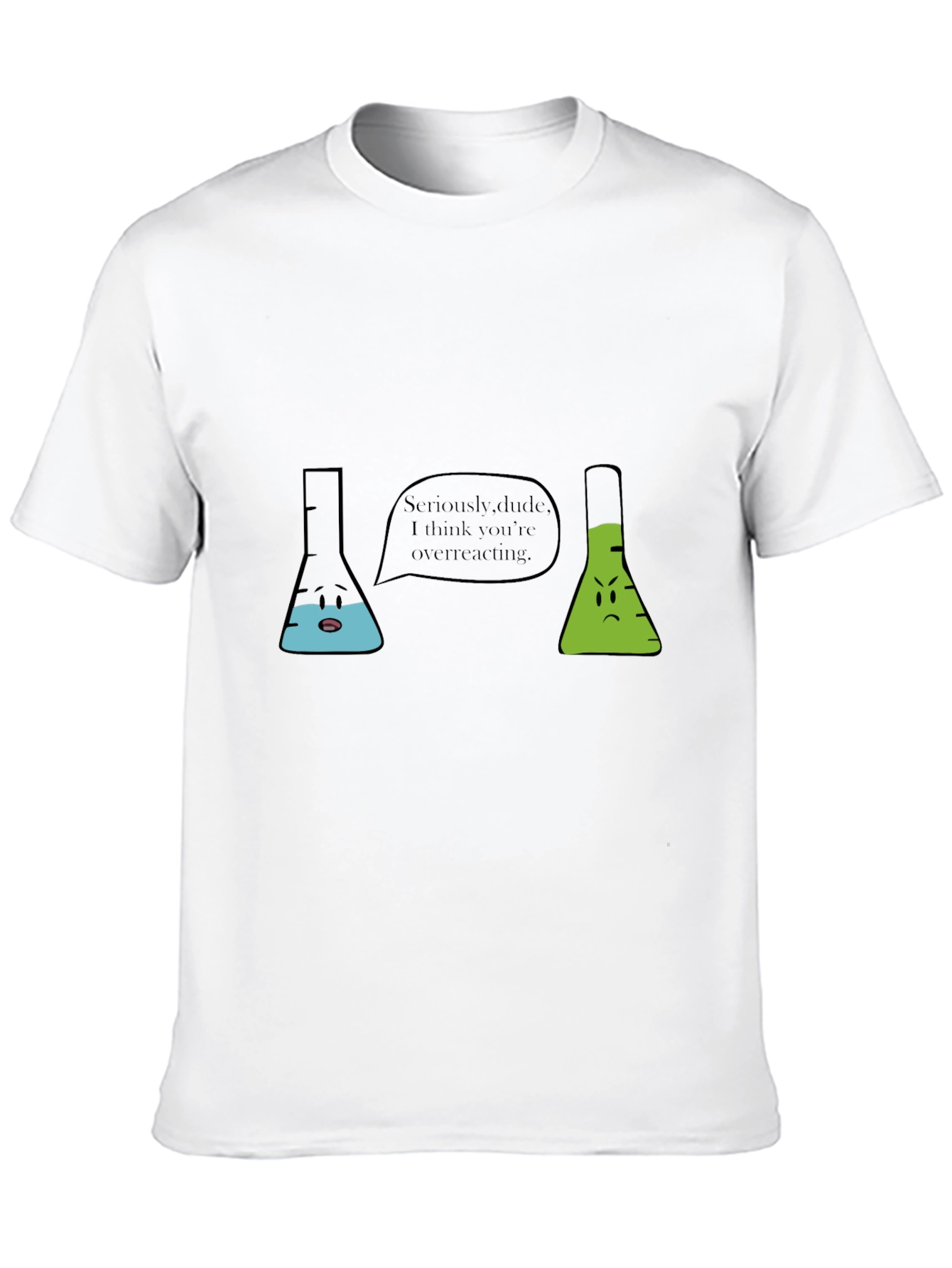 Funny Chemistry Overreacting Mens T-Shirt