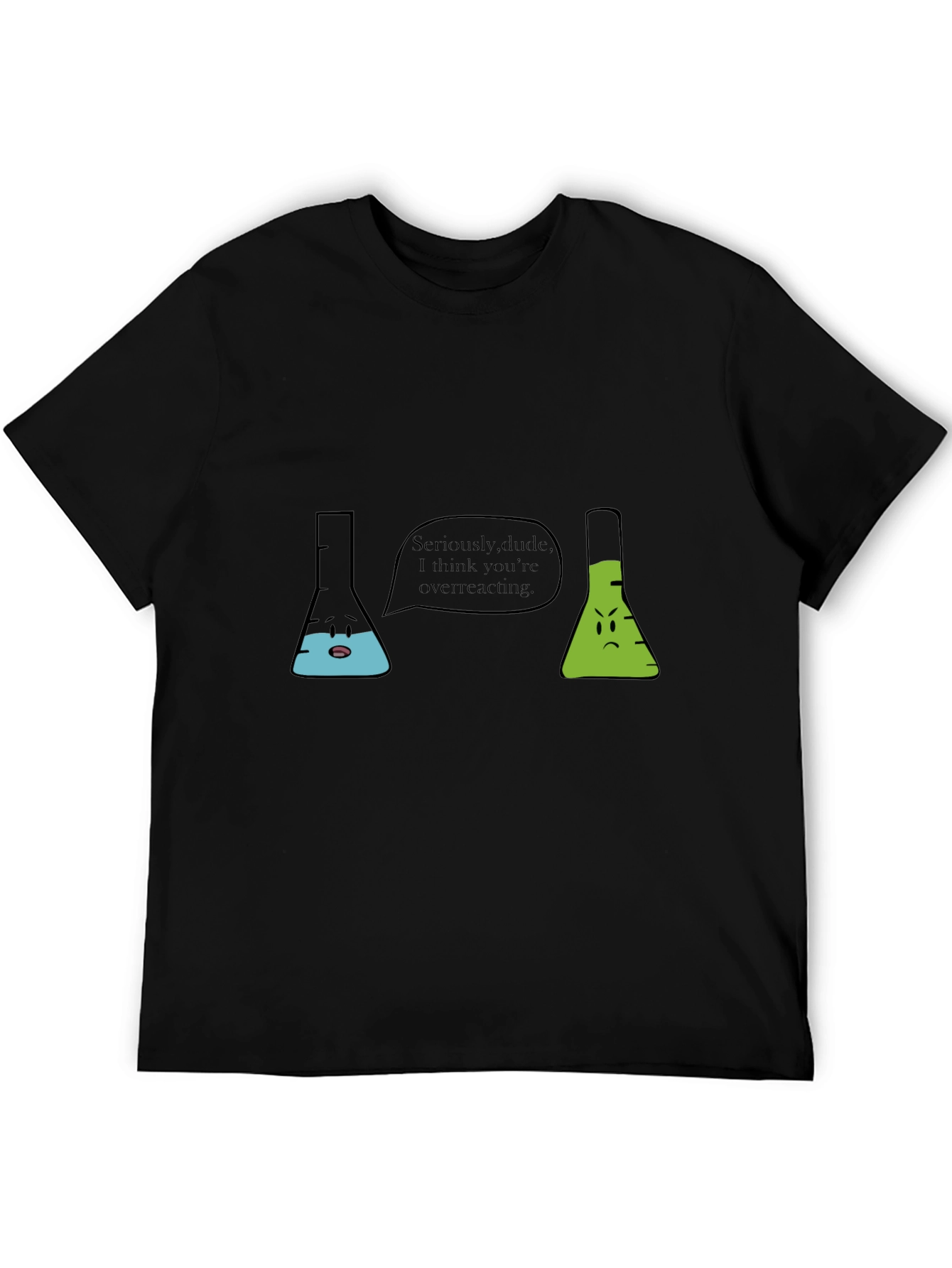 Funny Chemistry Overreacting Mens T-Shirt