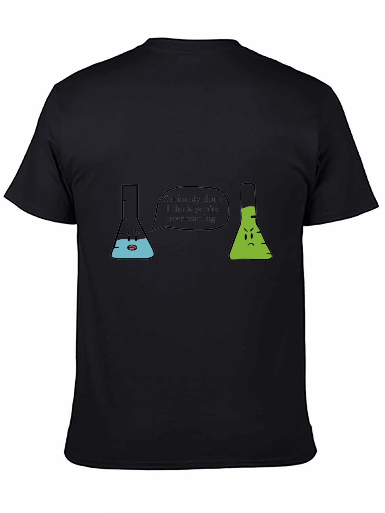 Funny Chemistry Overreacting Mens T-Shirt