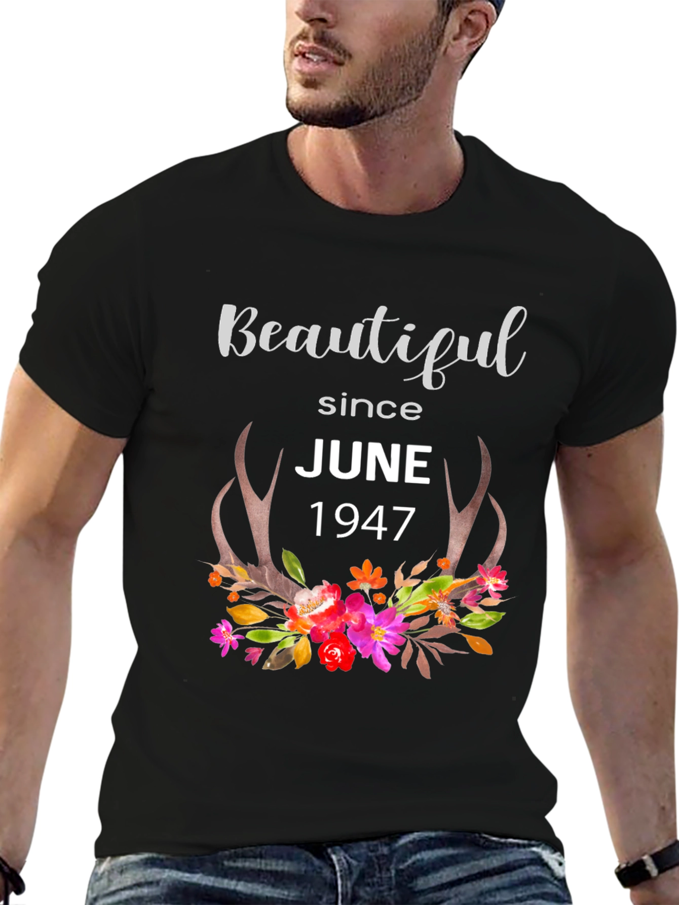 Beautiful Since June 1947 Graphic T-Shirt