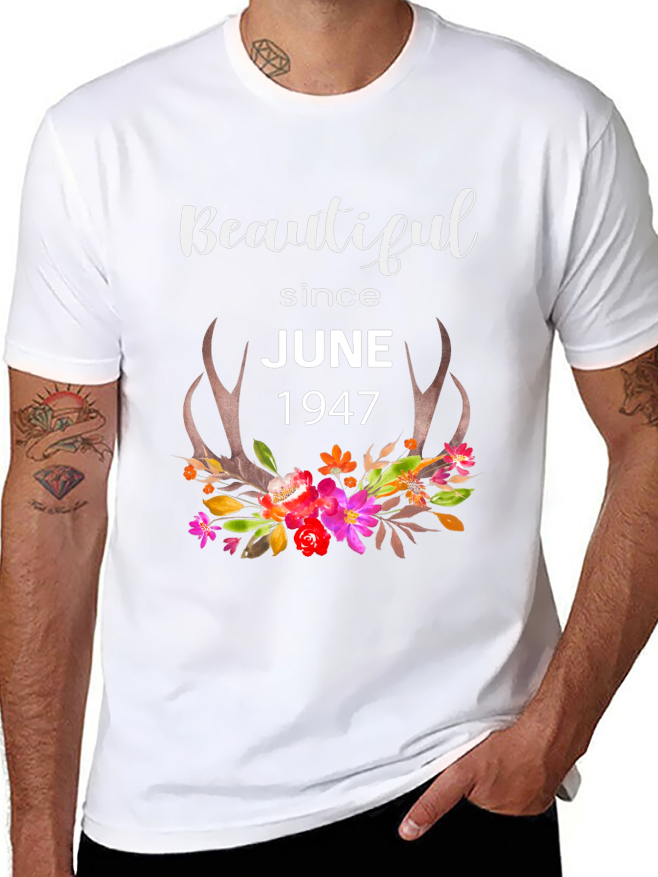 Beautiful Since June 1947 Graphic T-Shirt