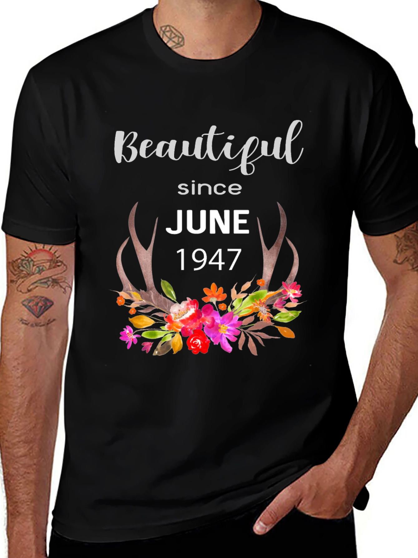Beautiful Since June 1947 Graphic T-Shirt