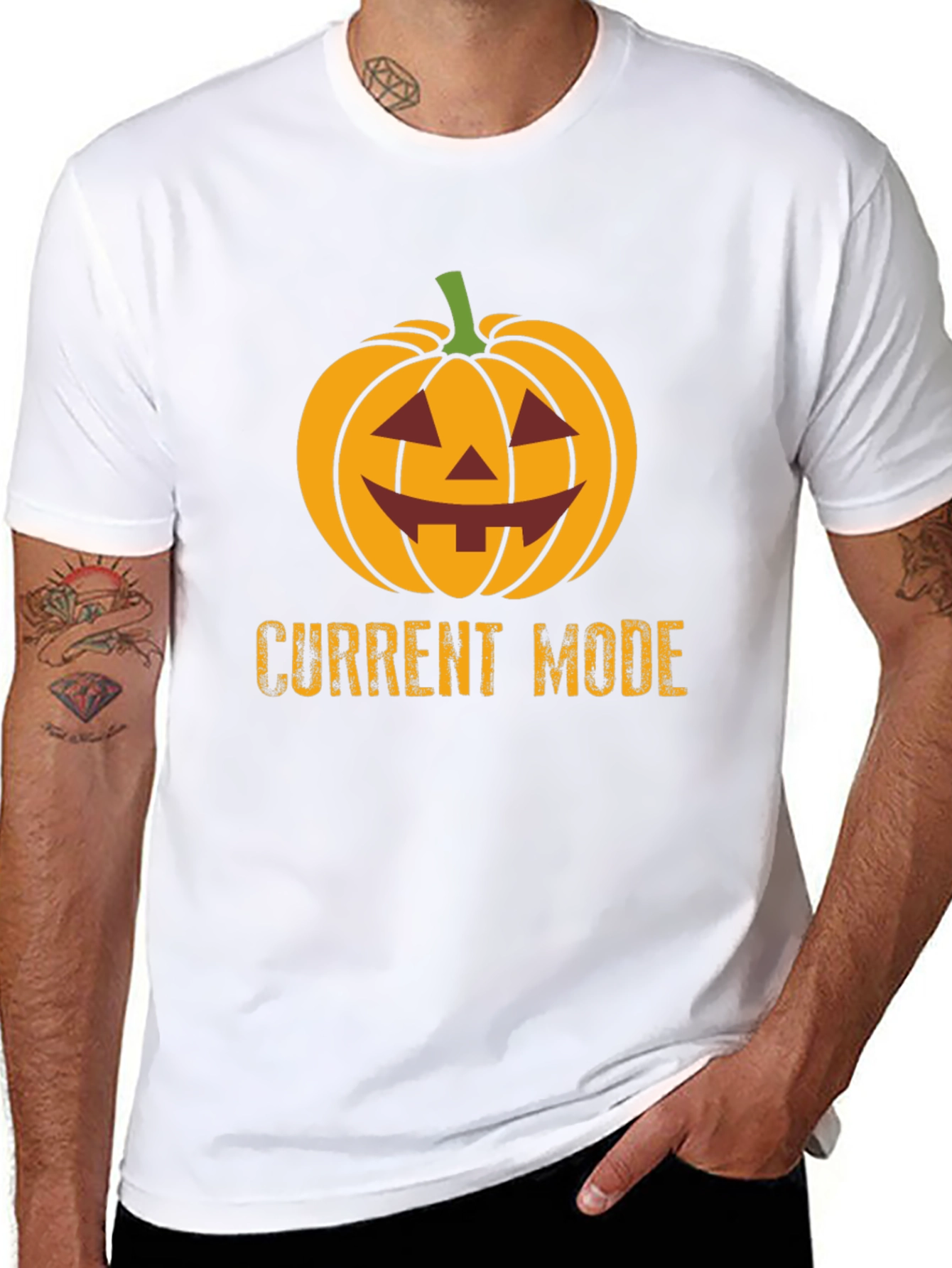 Halloween Pumpkin Current Mode T-Shirt