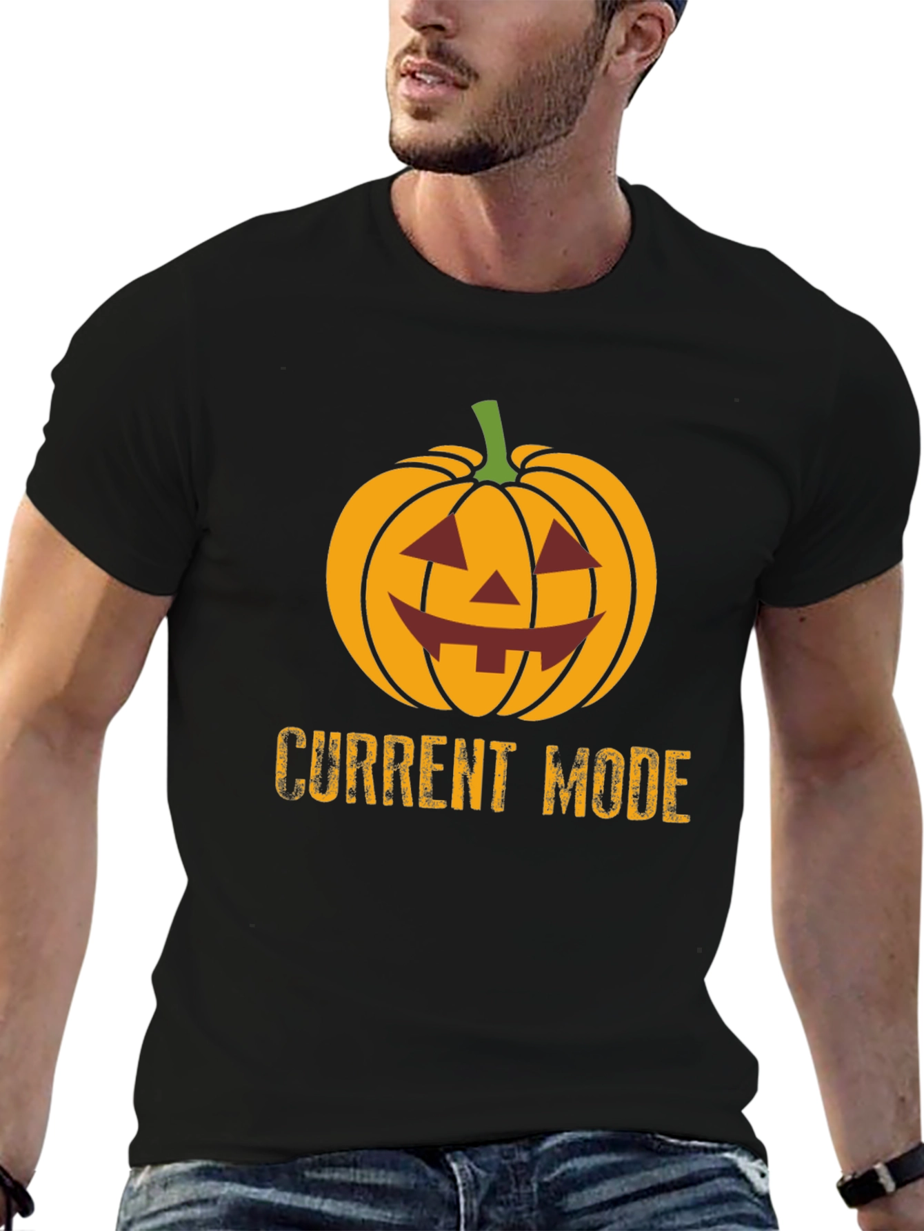Halloween Pumpkin Current Mode T-Shirt