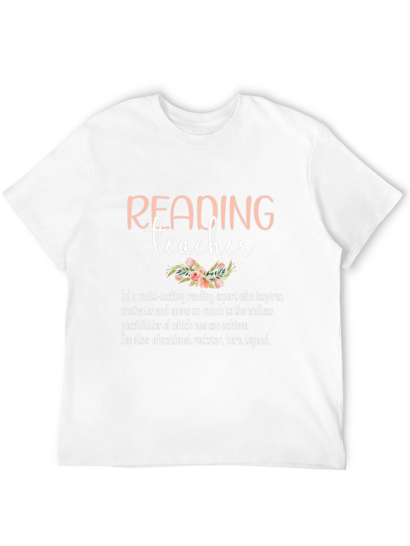 Reading Teacher Definition Graphic T-Shirt