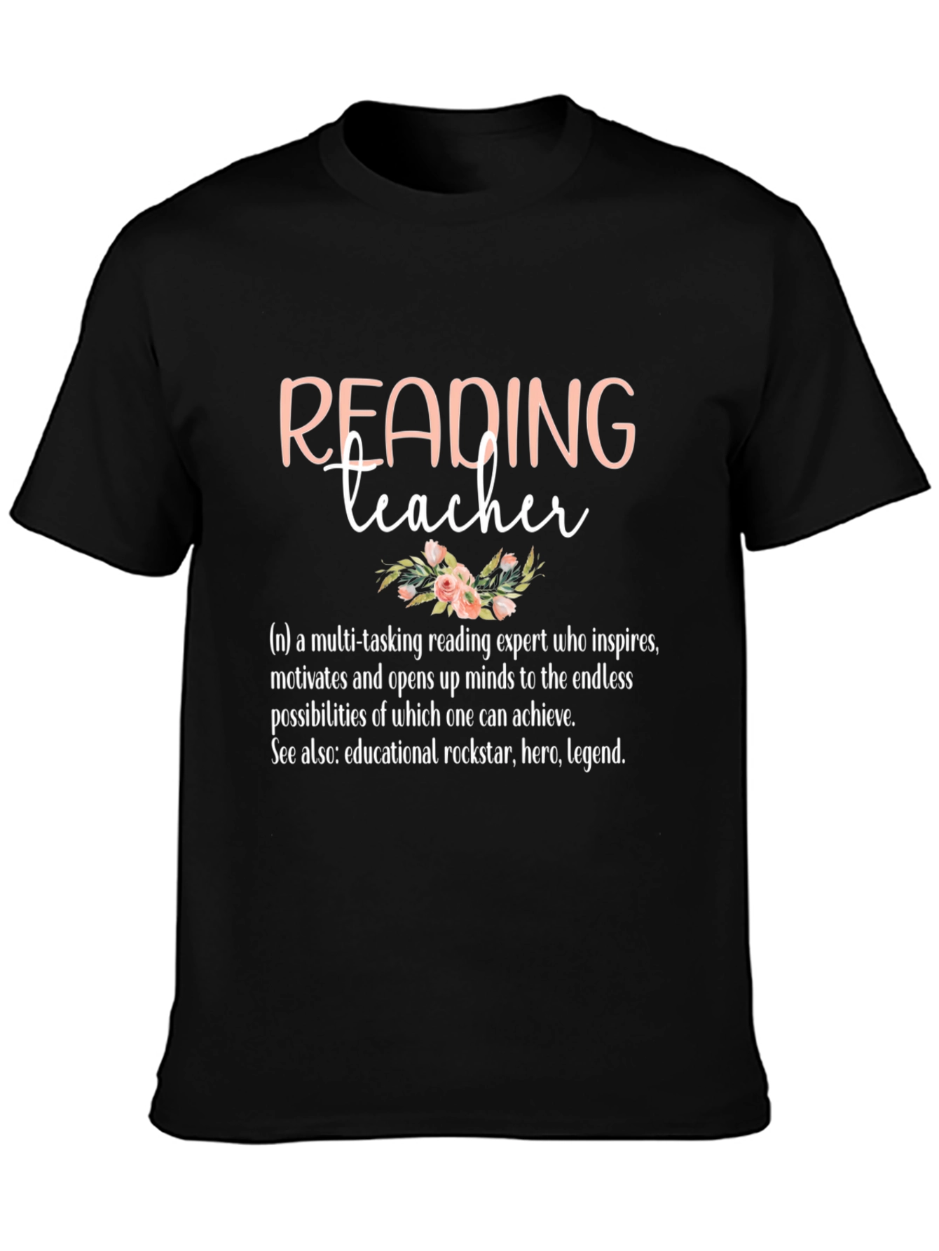 Reading Teacher Definition Graphic T-Shirt