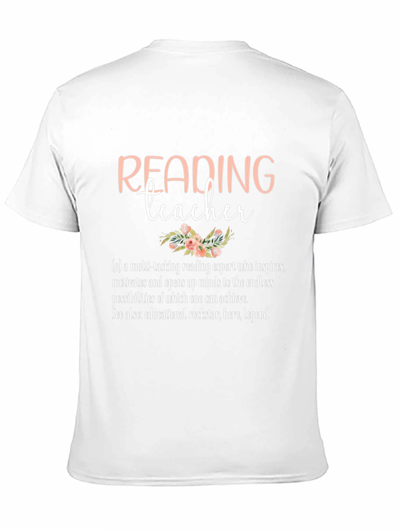 Reading Teacher Definition Graphic T-Shirt
