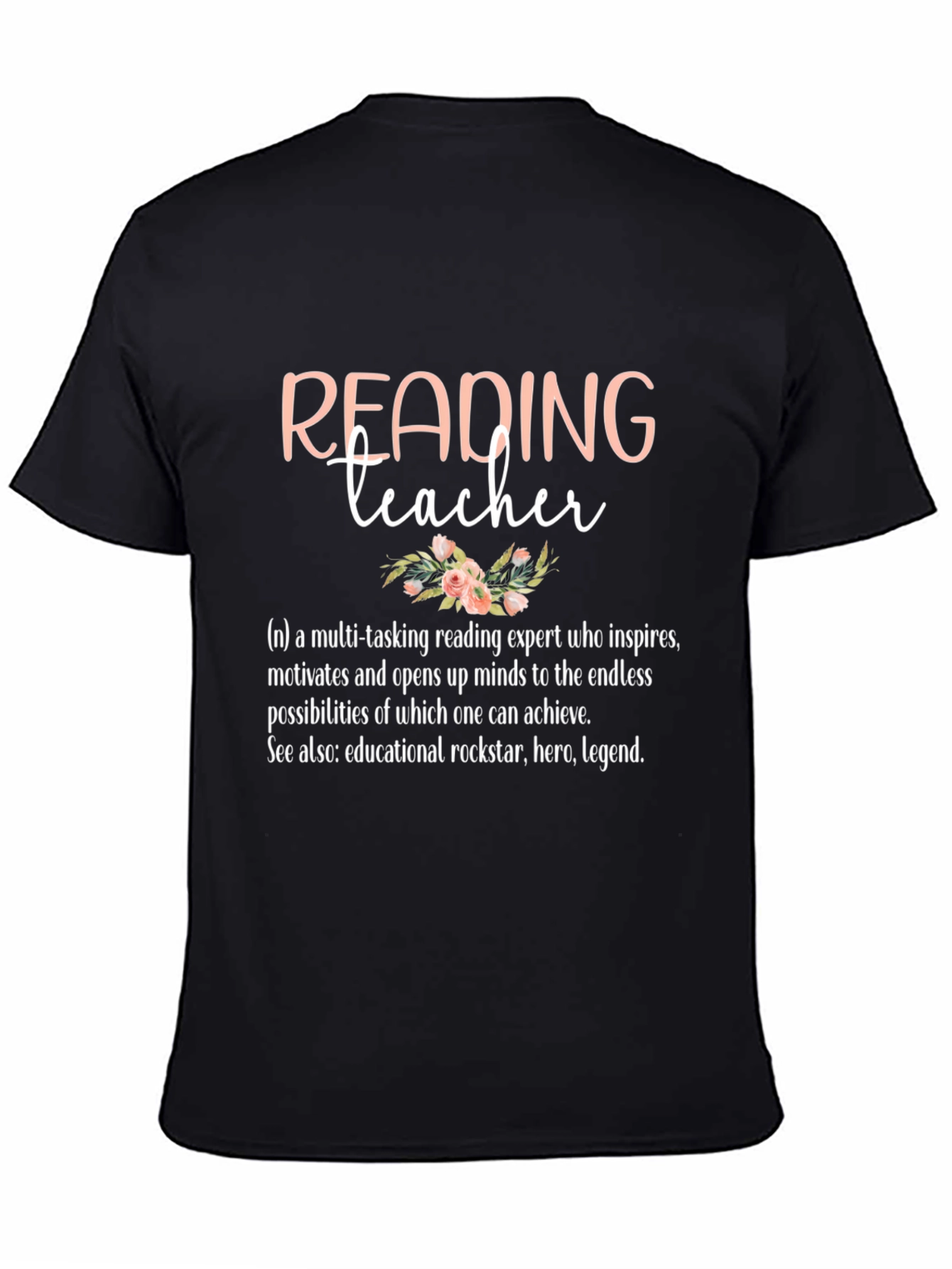 Reading Teacher Definition Graphic T-Shirt