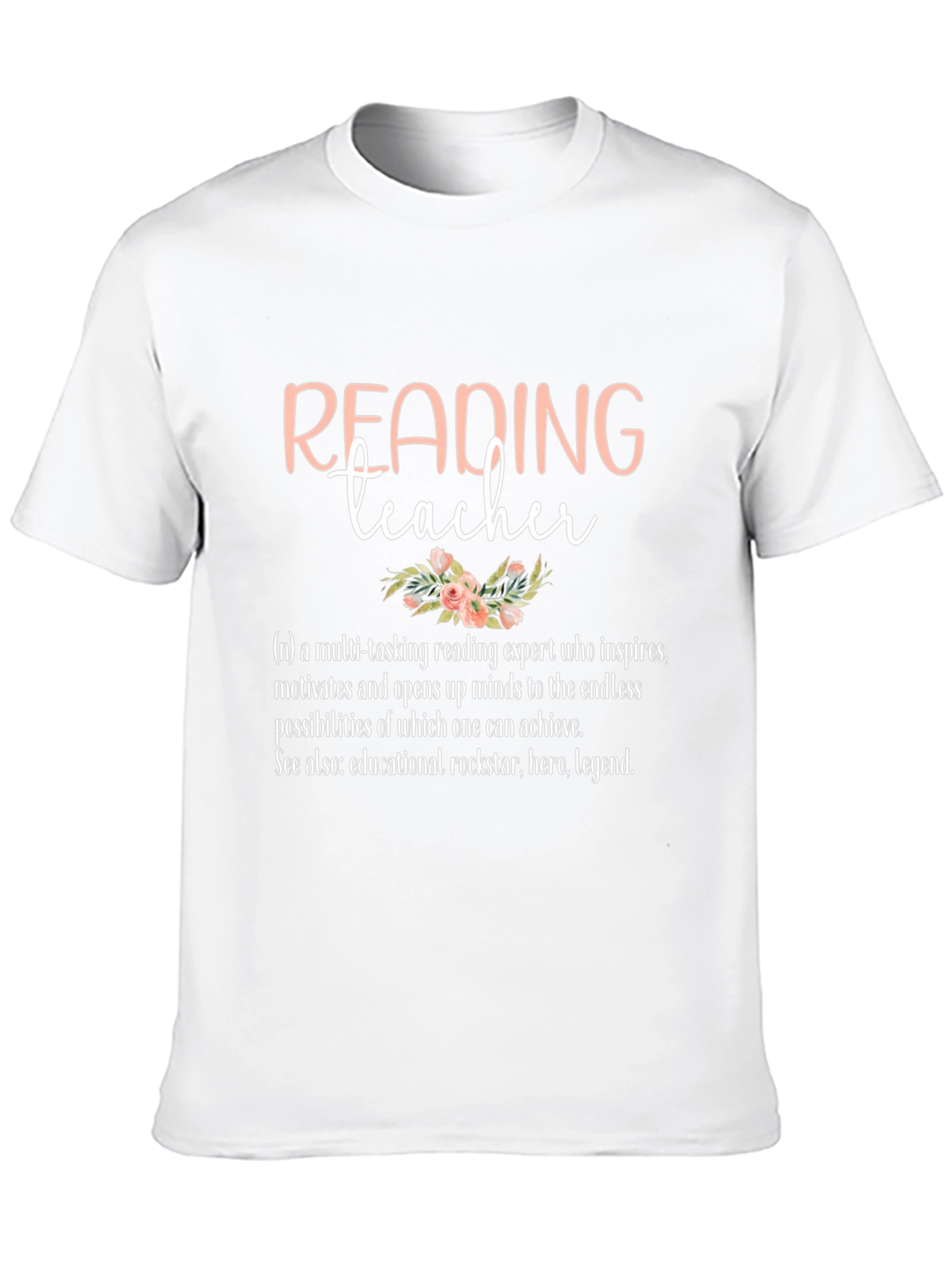 Reading Teacher Definition Graphic T-Shirt