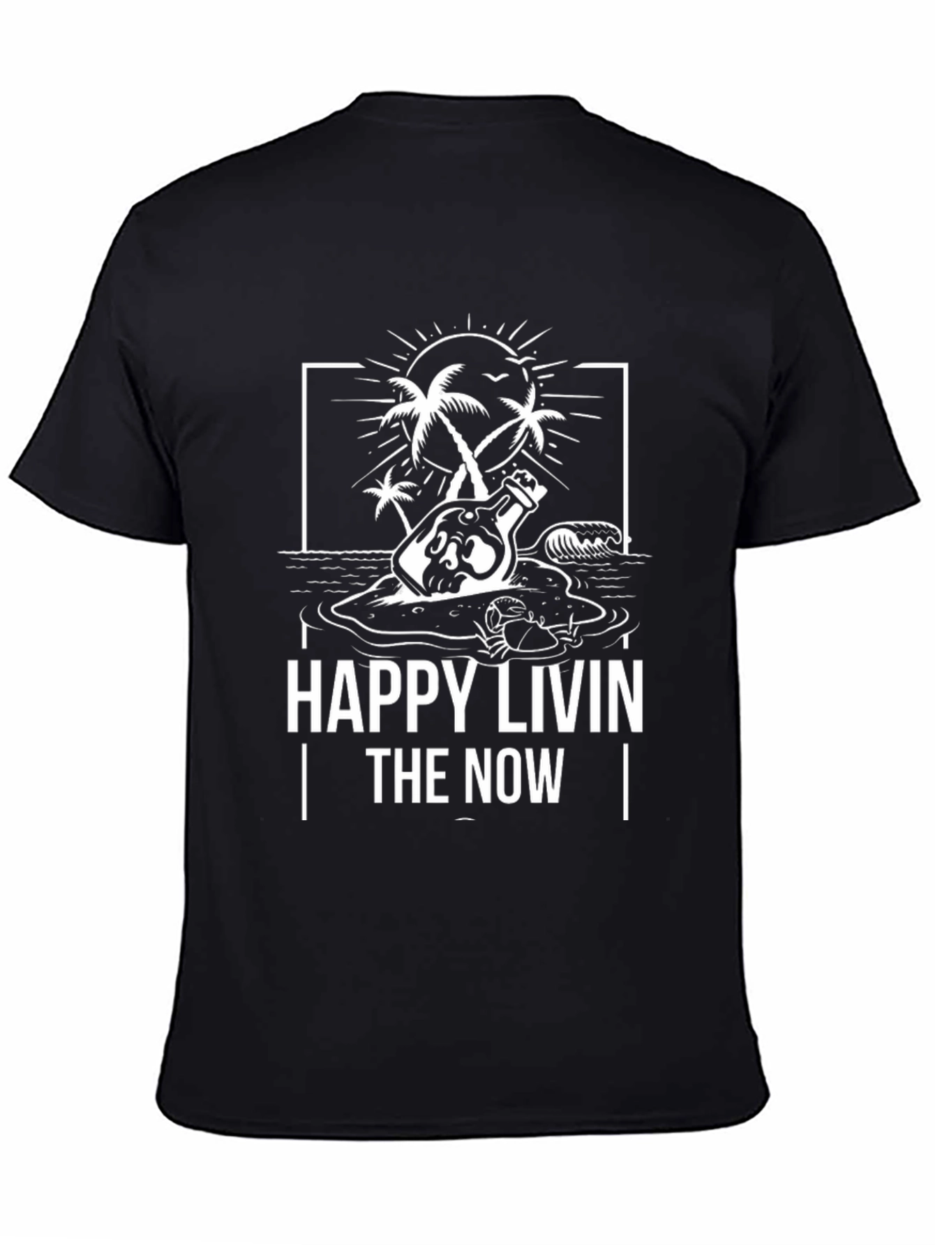 Happy Livin Now Graphic T-Shirt