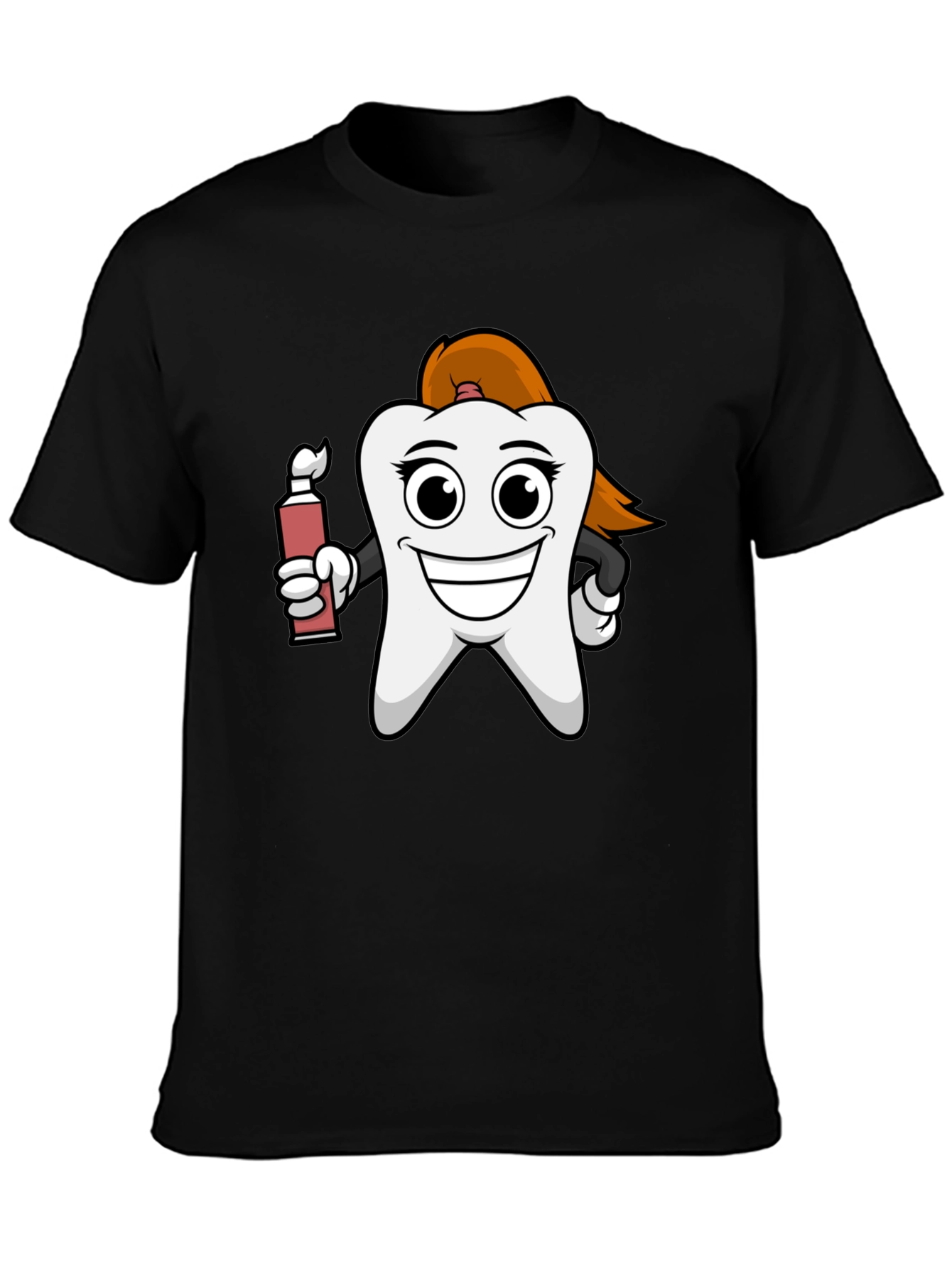 Dental Humor T-Shirt - Cartoon Tooth Design