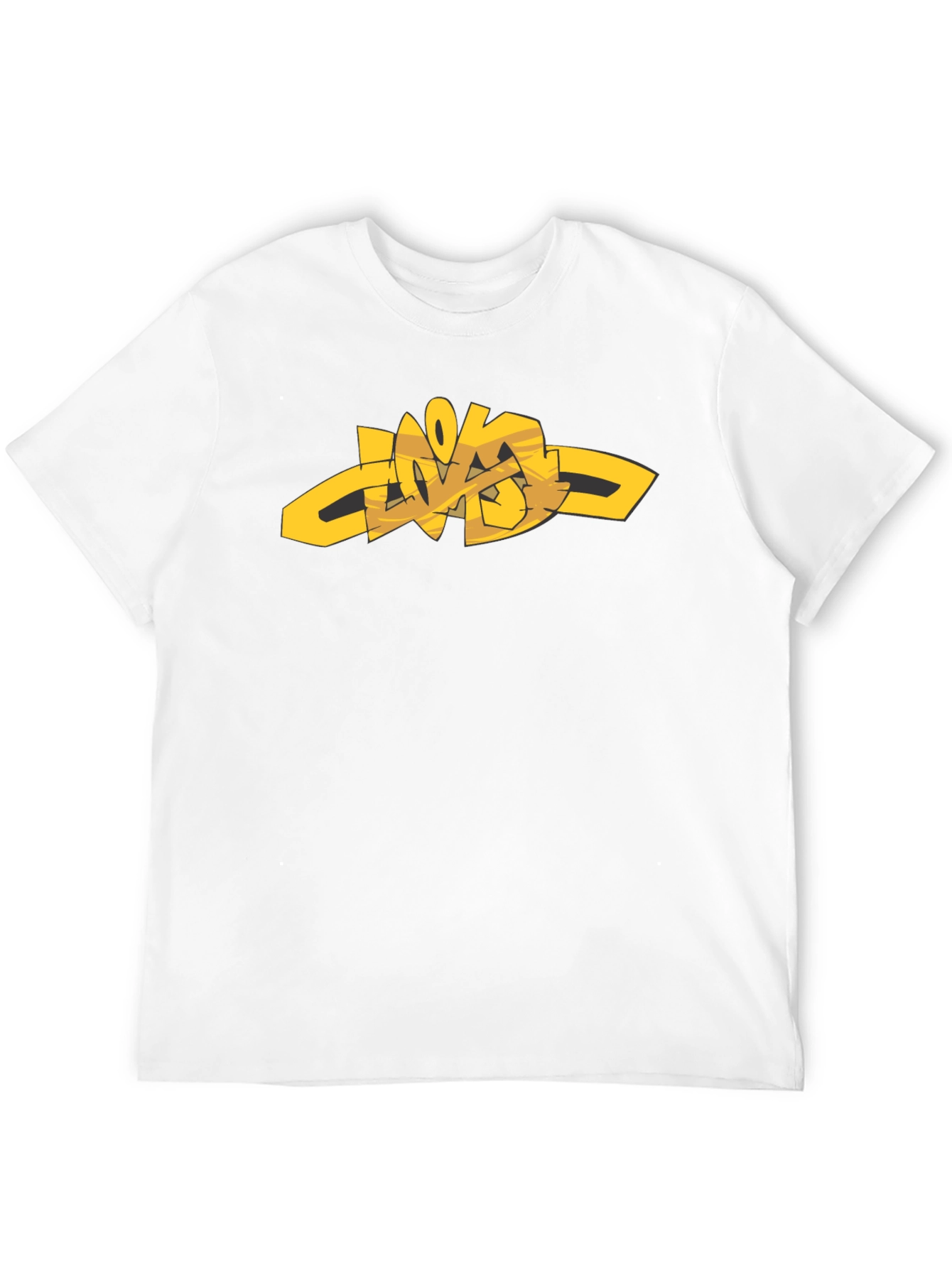 Urban Style Graphic Tee - Black