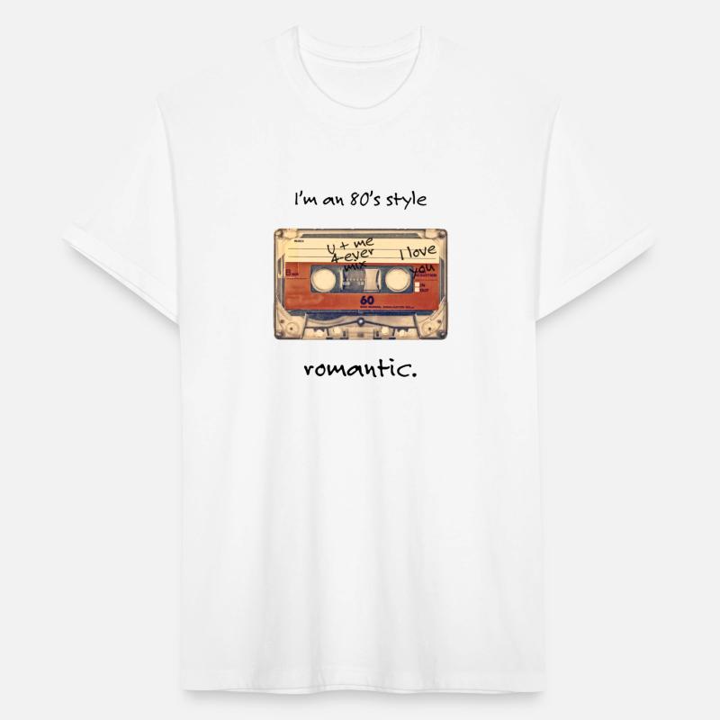 80's Style Romantic Vintage Cassette (black)