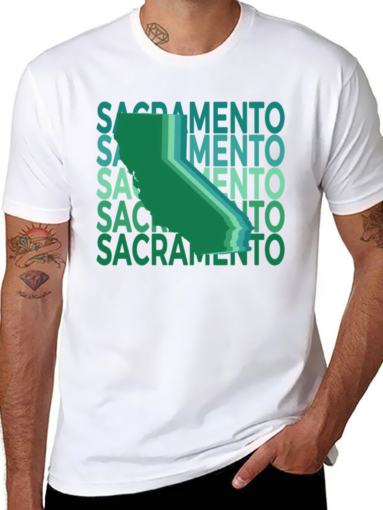 Sacramento California Graphic T-Shirt
