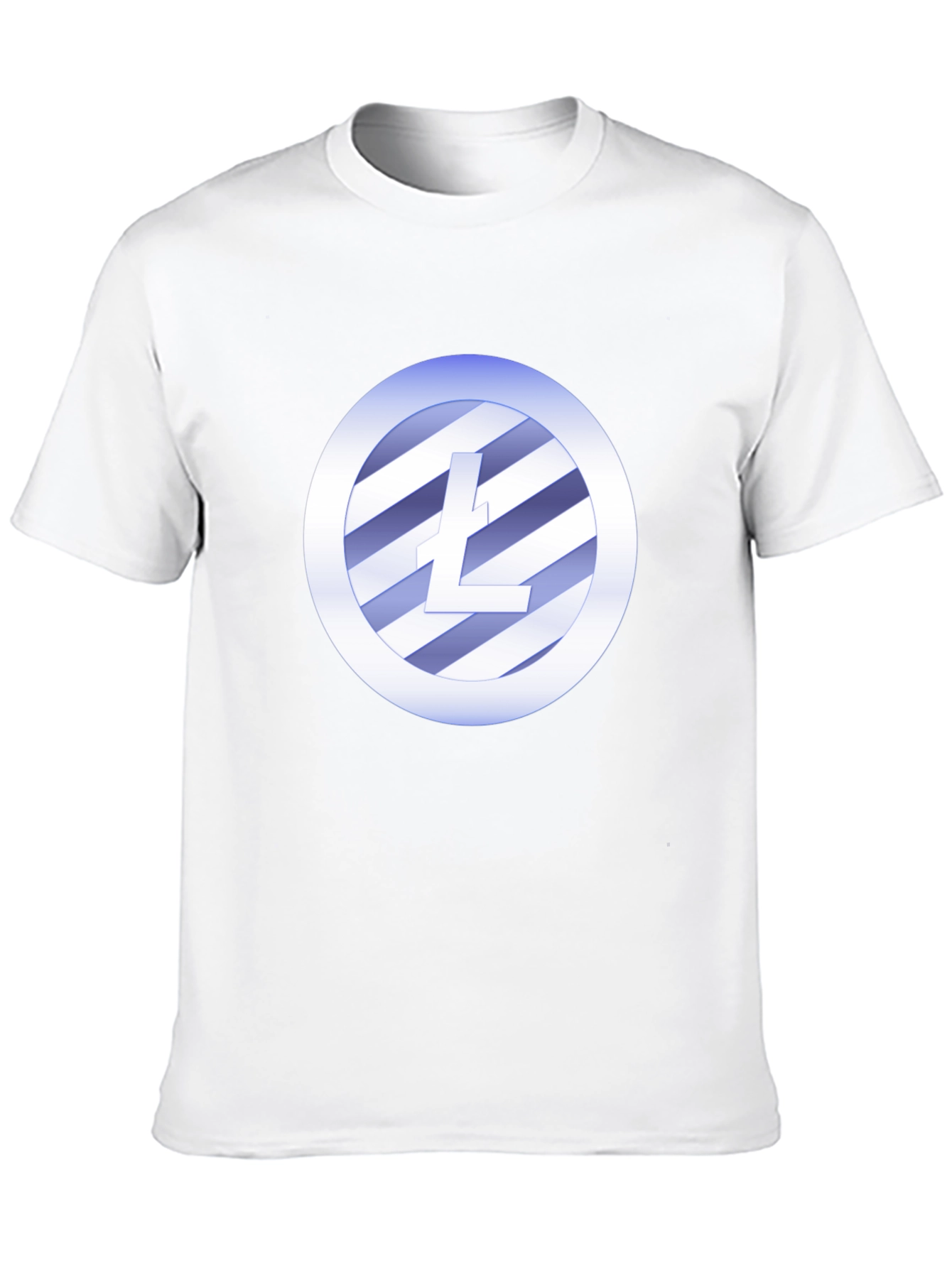 Litecoin Crypto T-Shirt - Black Crew Neck Tee
