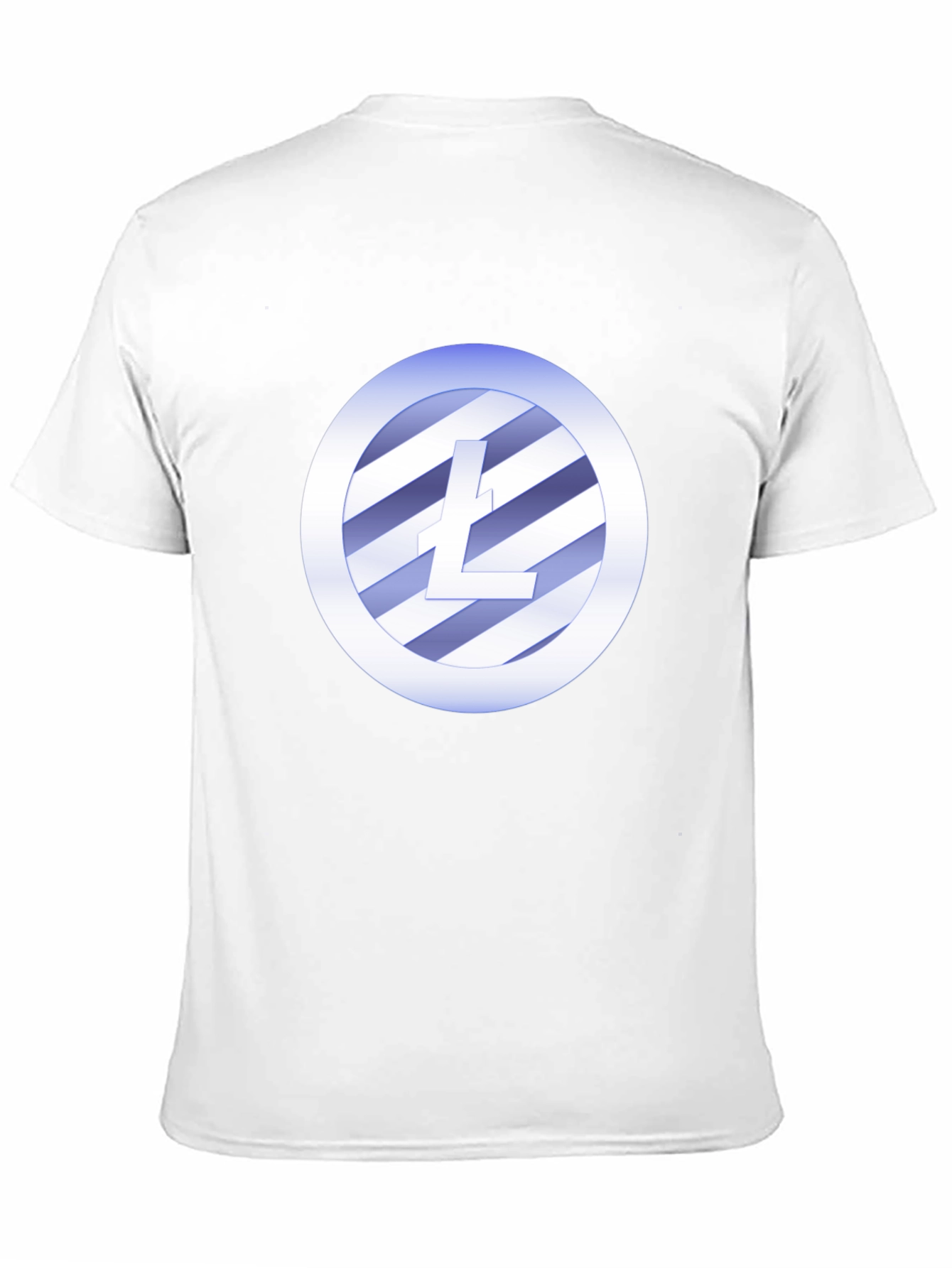 Litecoin Crypto T-Shirt - Black Crew Neck Tee