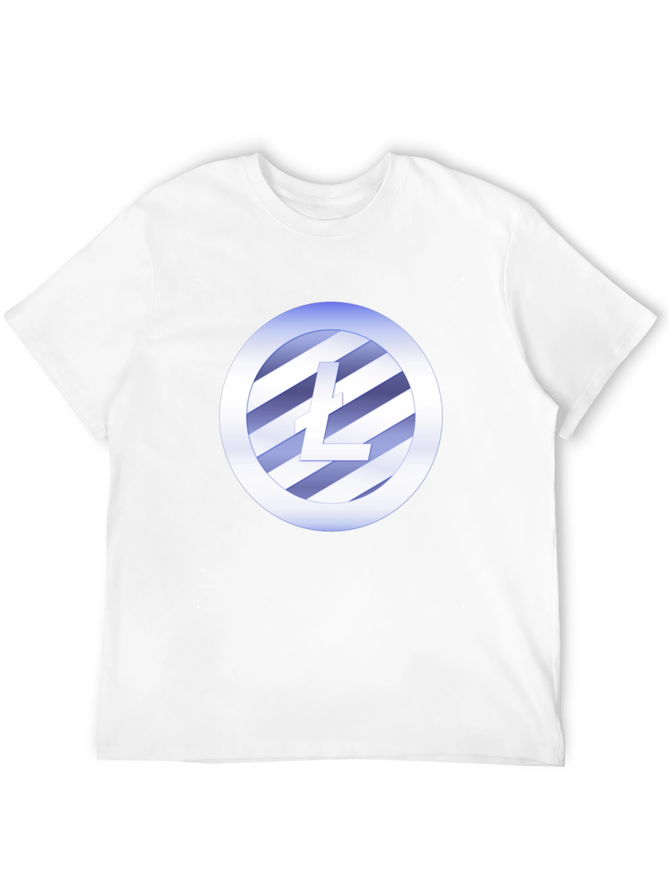 Litecoin Crypto T-Shirt - Black Crew Neck Tee