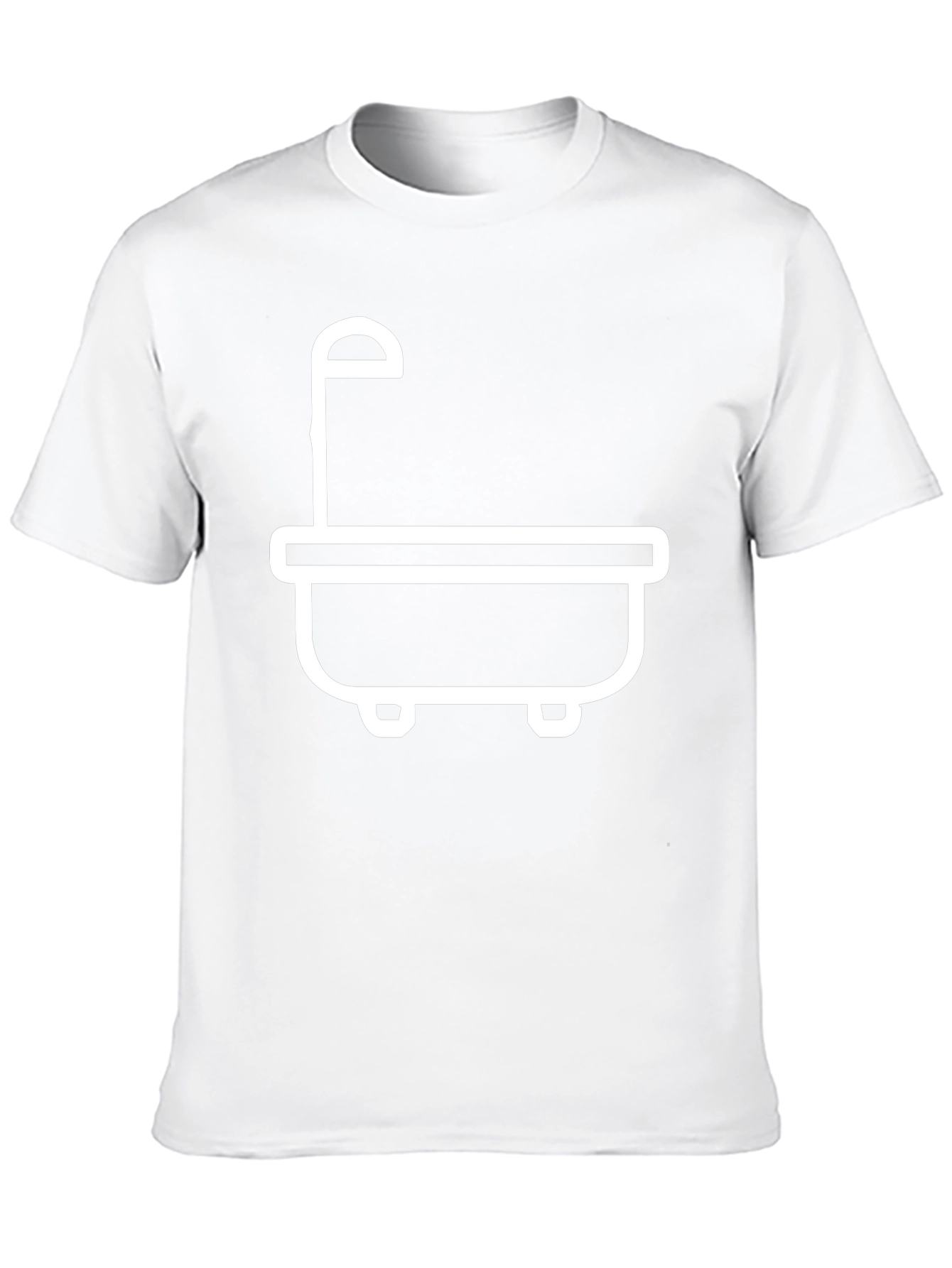 Bathtub Graphic Tee - Stylish Black Cotton T-Shirt