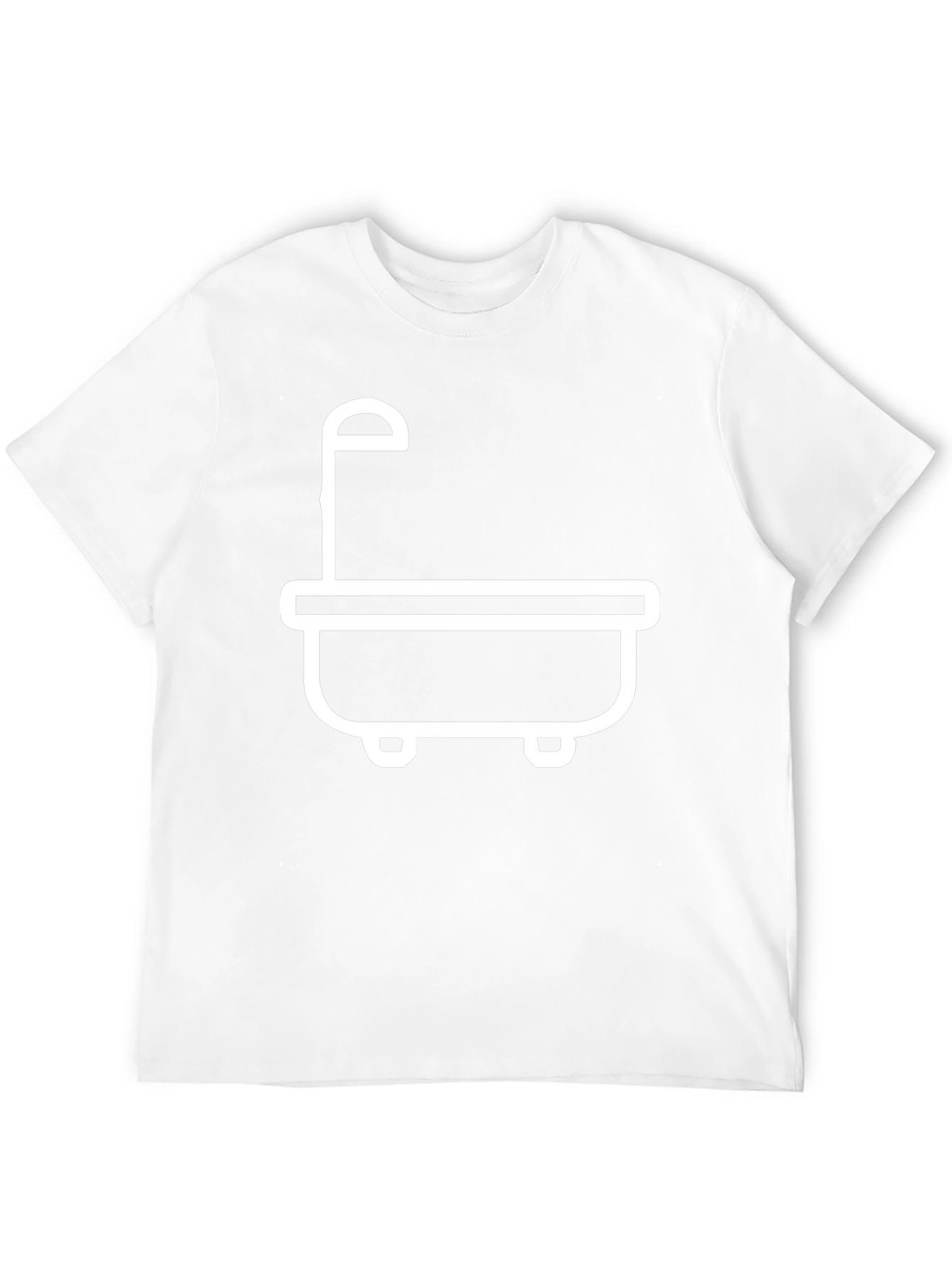Bathtub Graphic Tee - Stylish Black Cotton T-Shirt