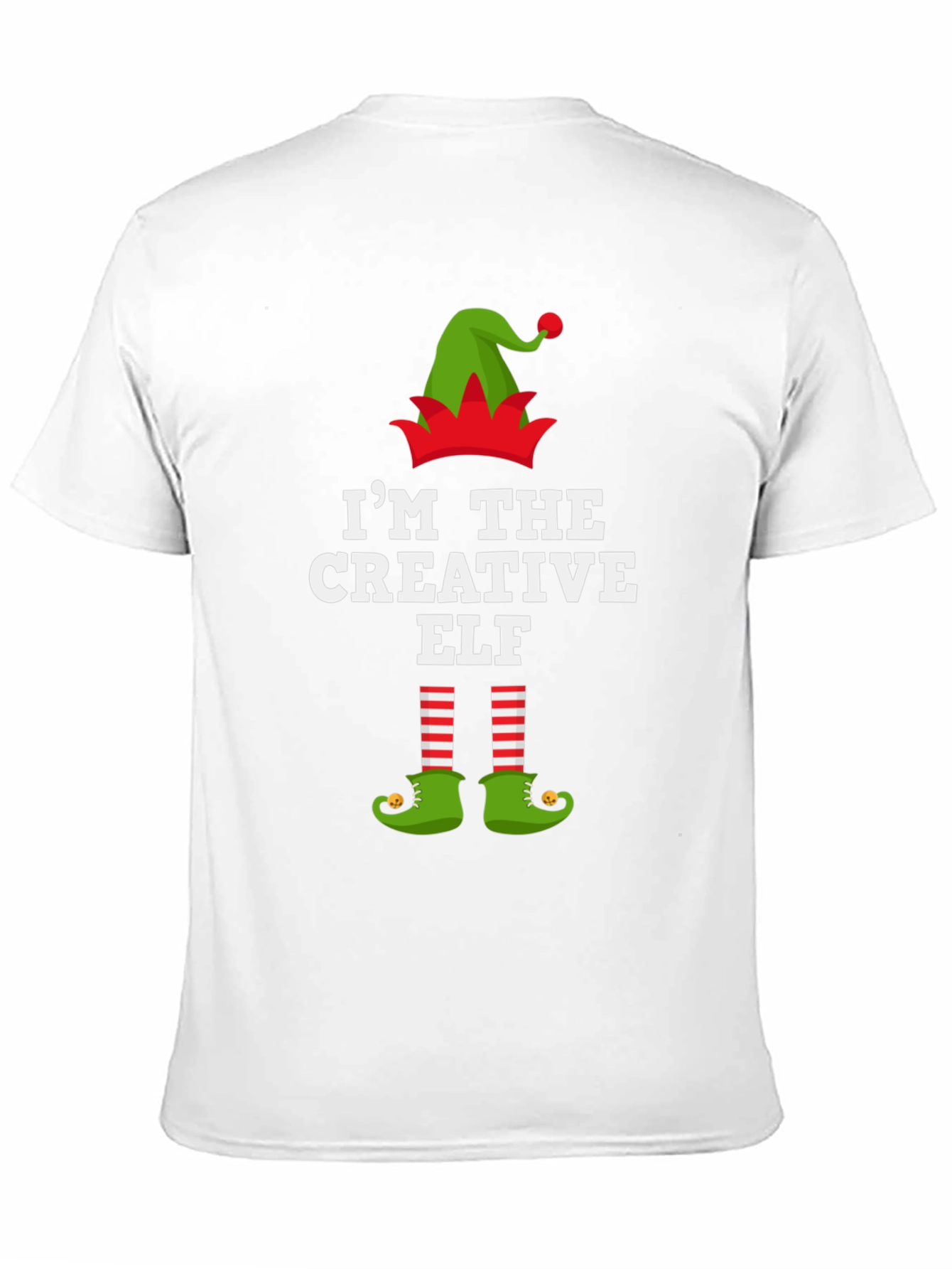 Creative Elf Graphic Tee - Holiday Fun!