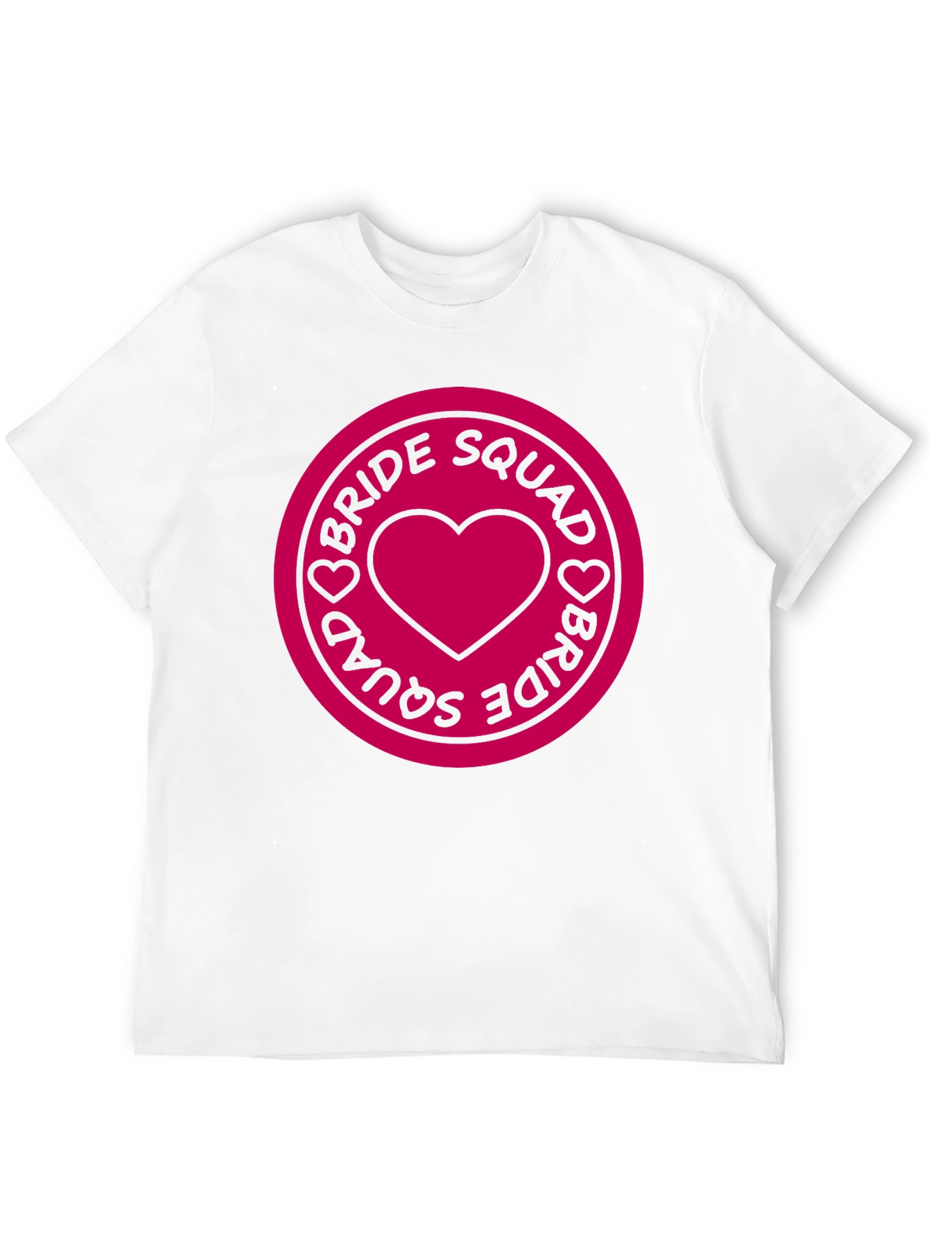 Bride Squad Heart Graphic Tee - Black