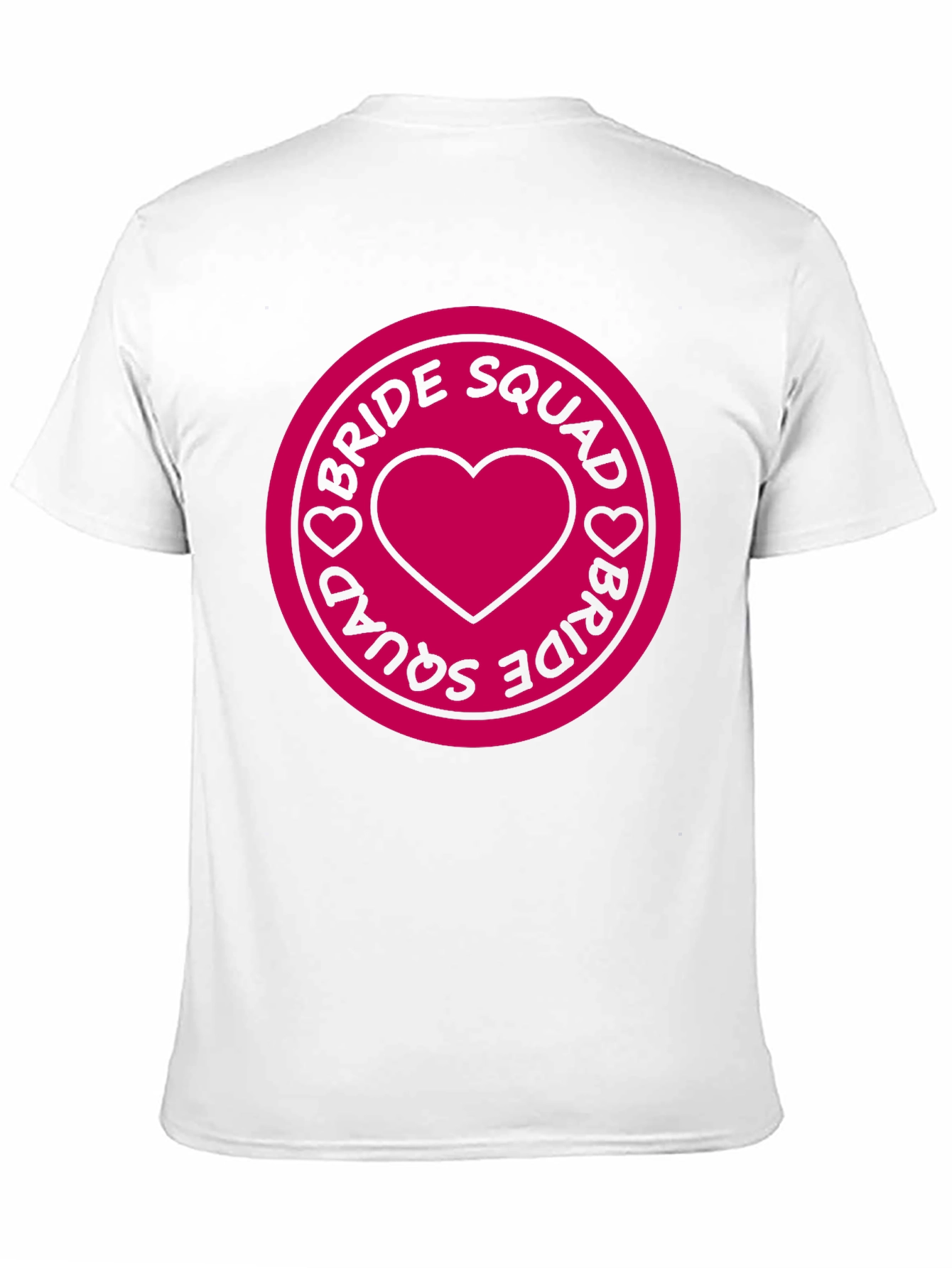 Bride Squad Heart Graphic Tee - Black