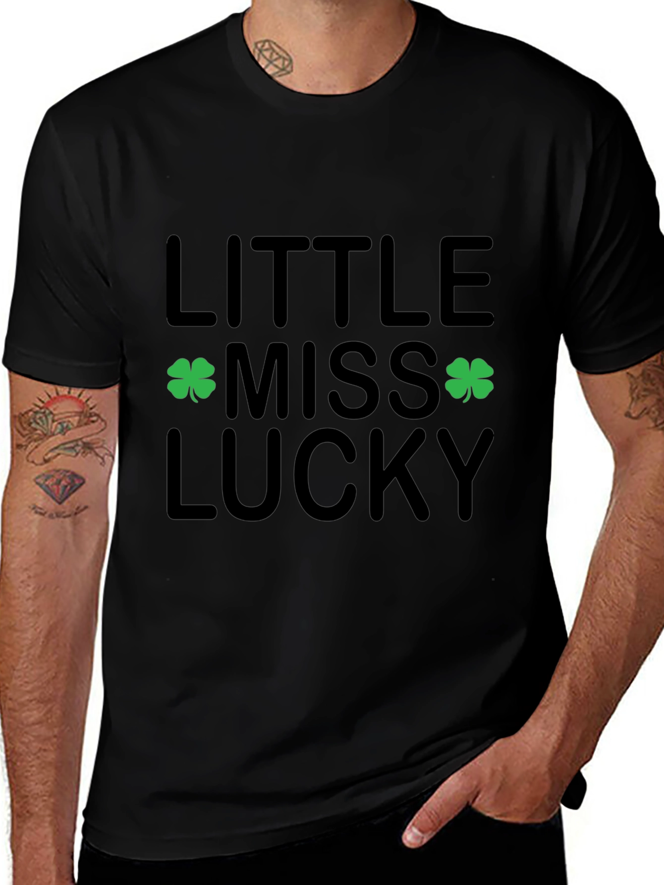 Little Miss Lucky St. Patricks Day T-Shirt