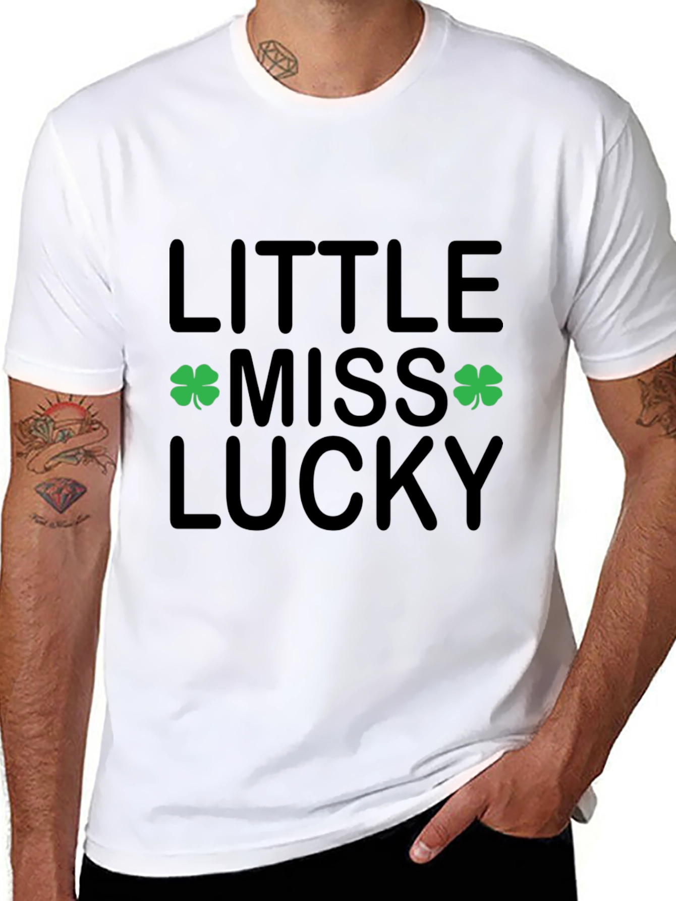 Little Miss Lucky St. Patricks Day T-Shirt