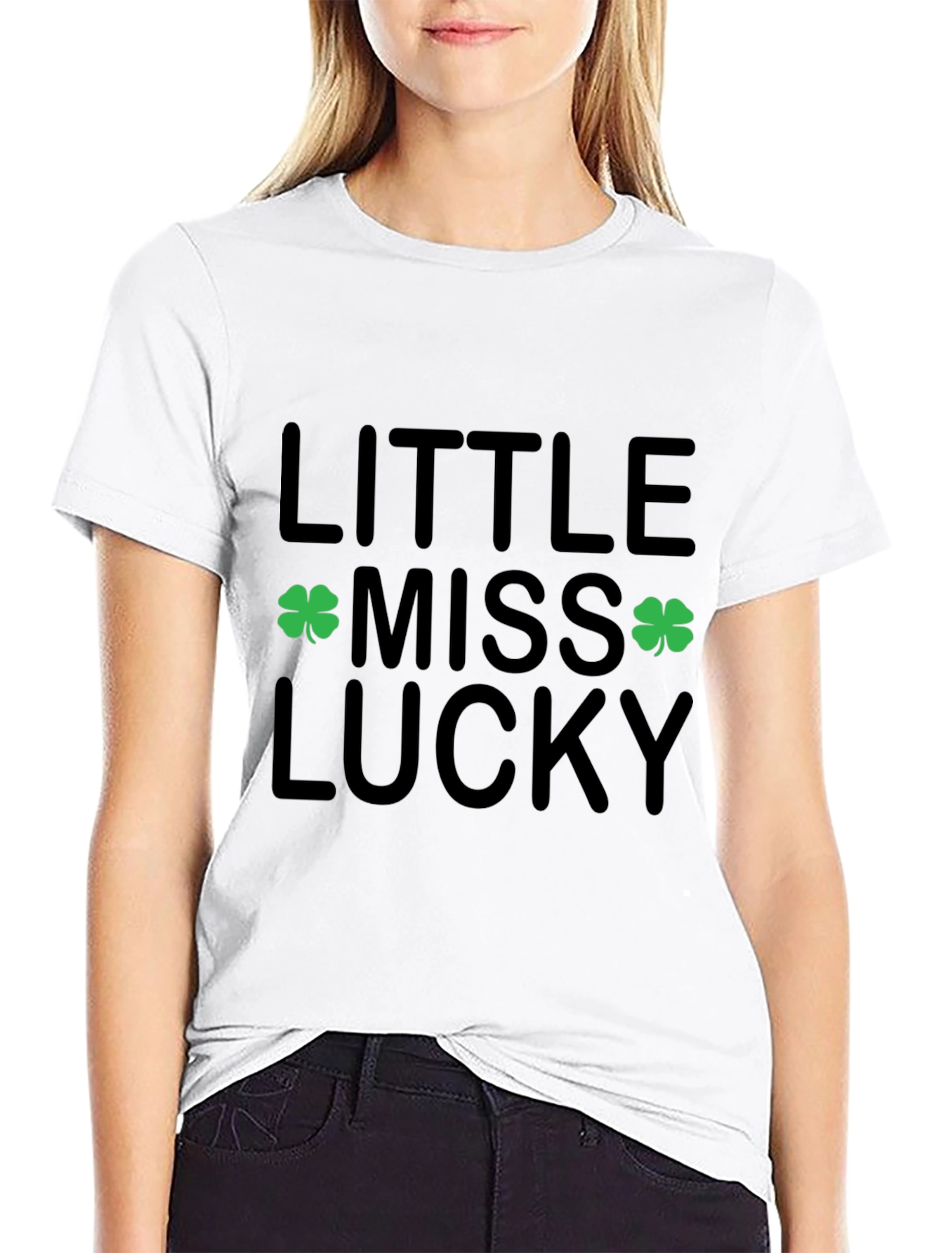 Little Miss Lucky St. Patricks Day T-Shirt