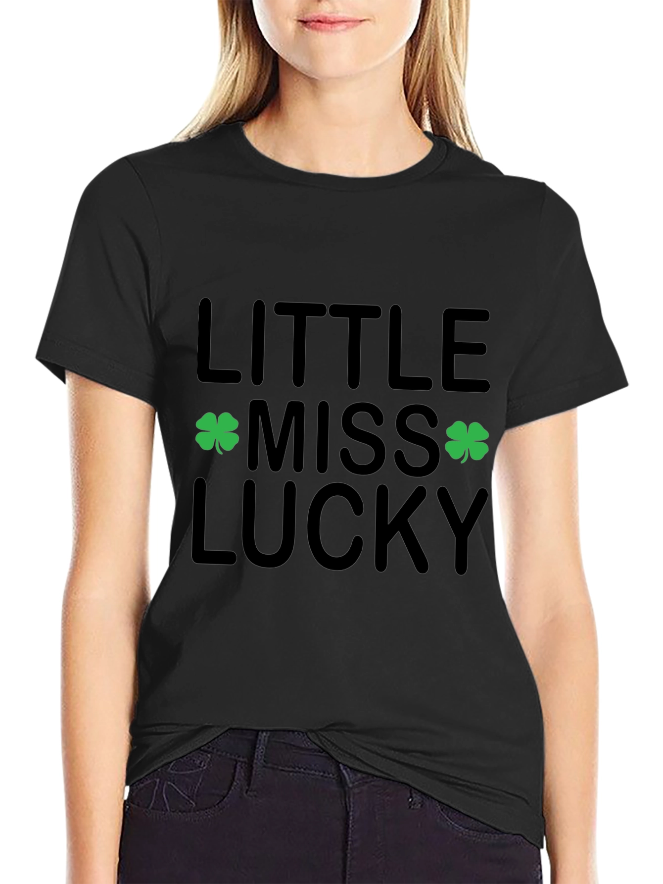 Little Miss Lucky St. Patricks Day T-Shirt