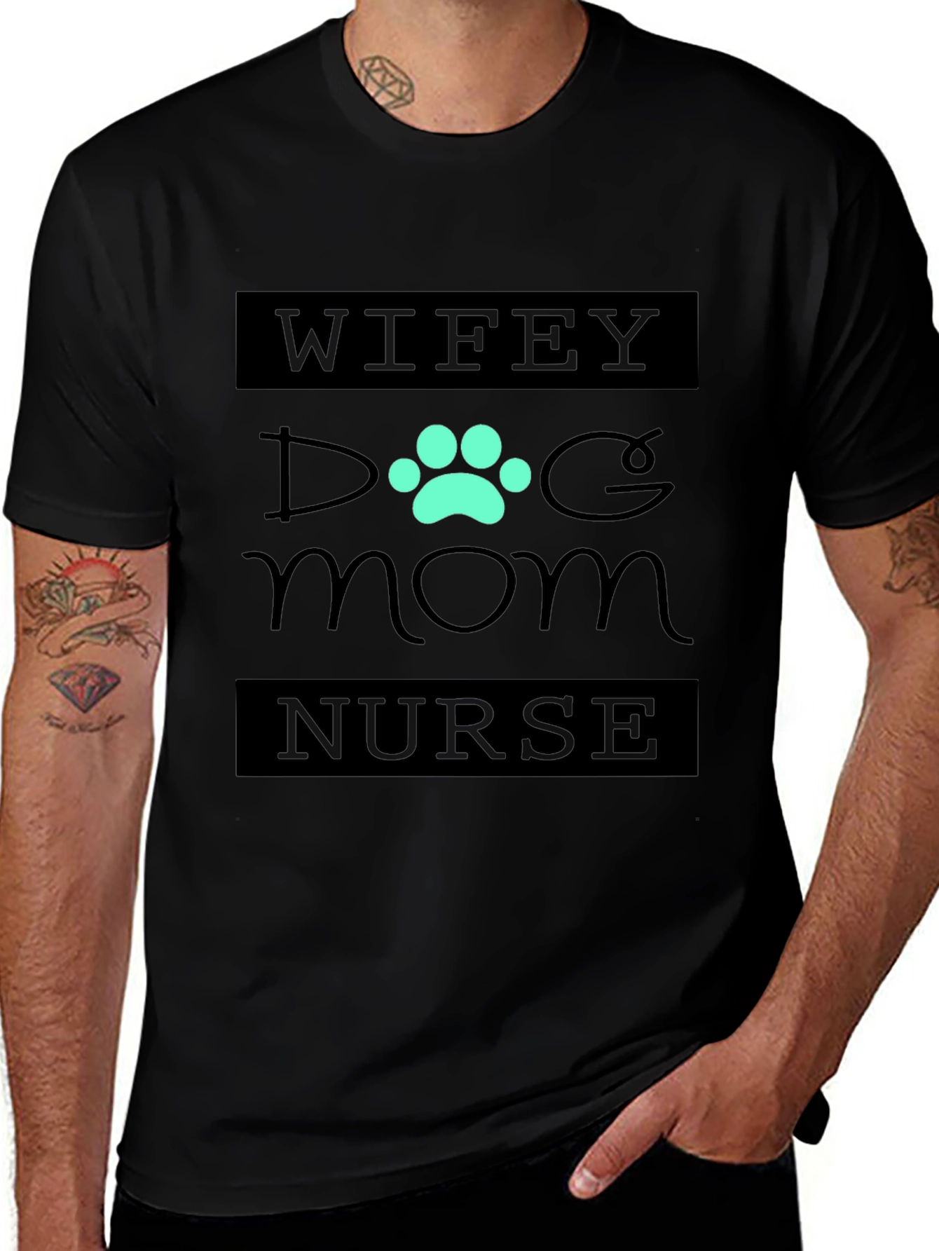 Wifey Dog Mom Nurse Tee