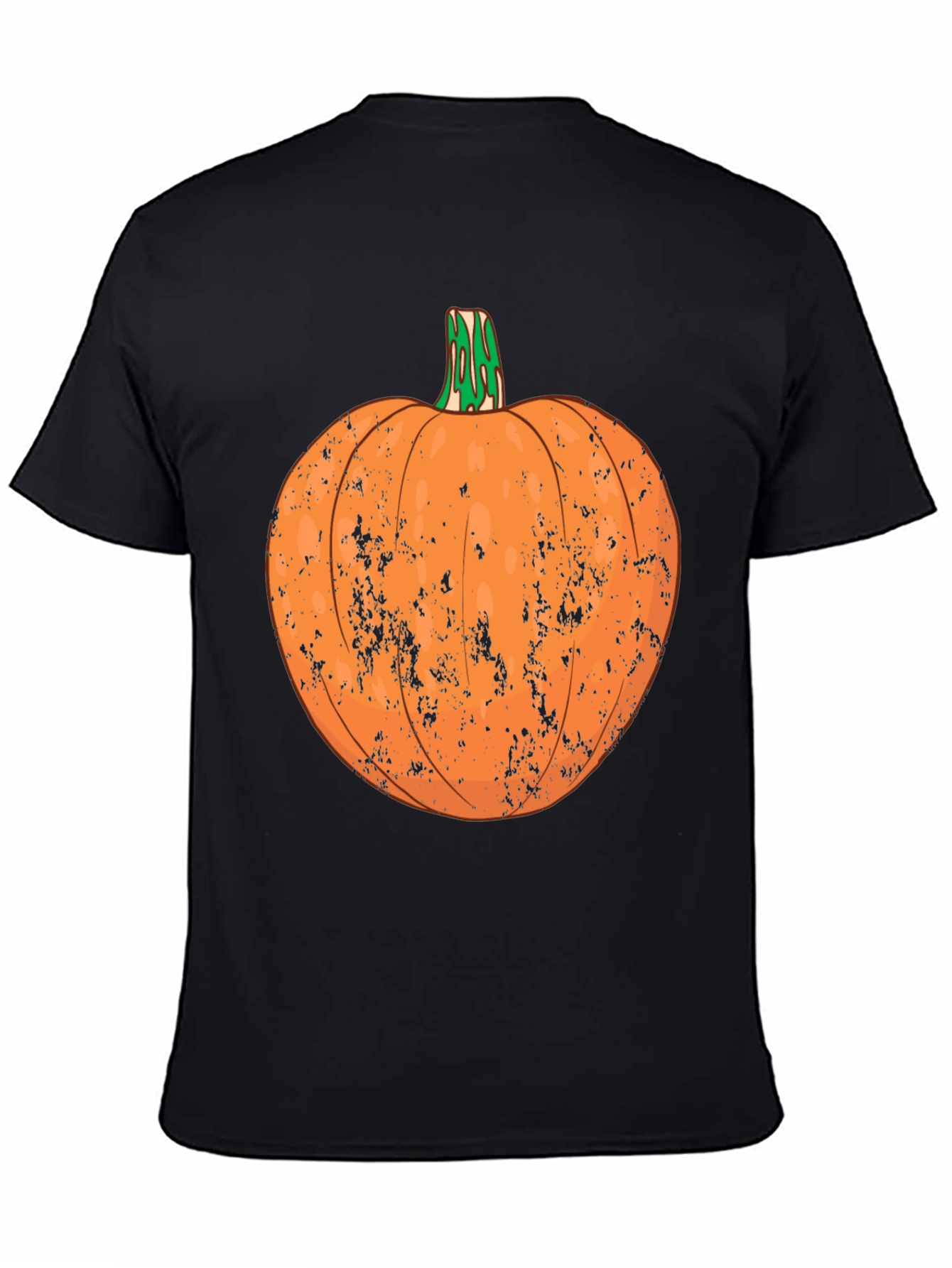 Distressed Pumpkin Graphic Tee - Halloween Ready