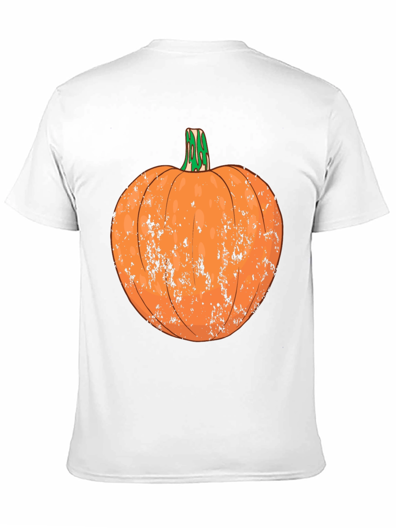 Distressed Pumpkin Graphic Tee - Halloween Ready