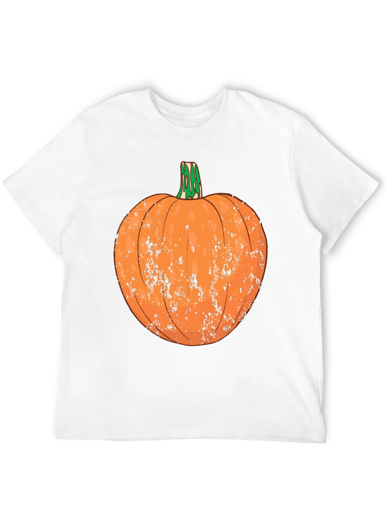 Distressed Pumpkin Graphic Tee - Halloween Ready