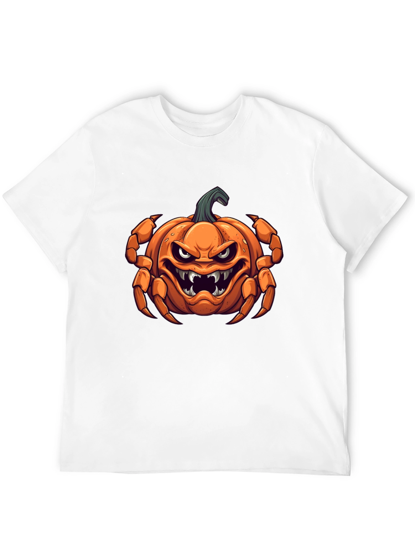 Halloween Pumpkin Crab Graphic Tee