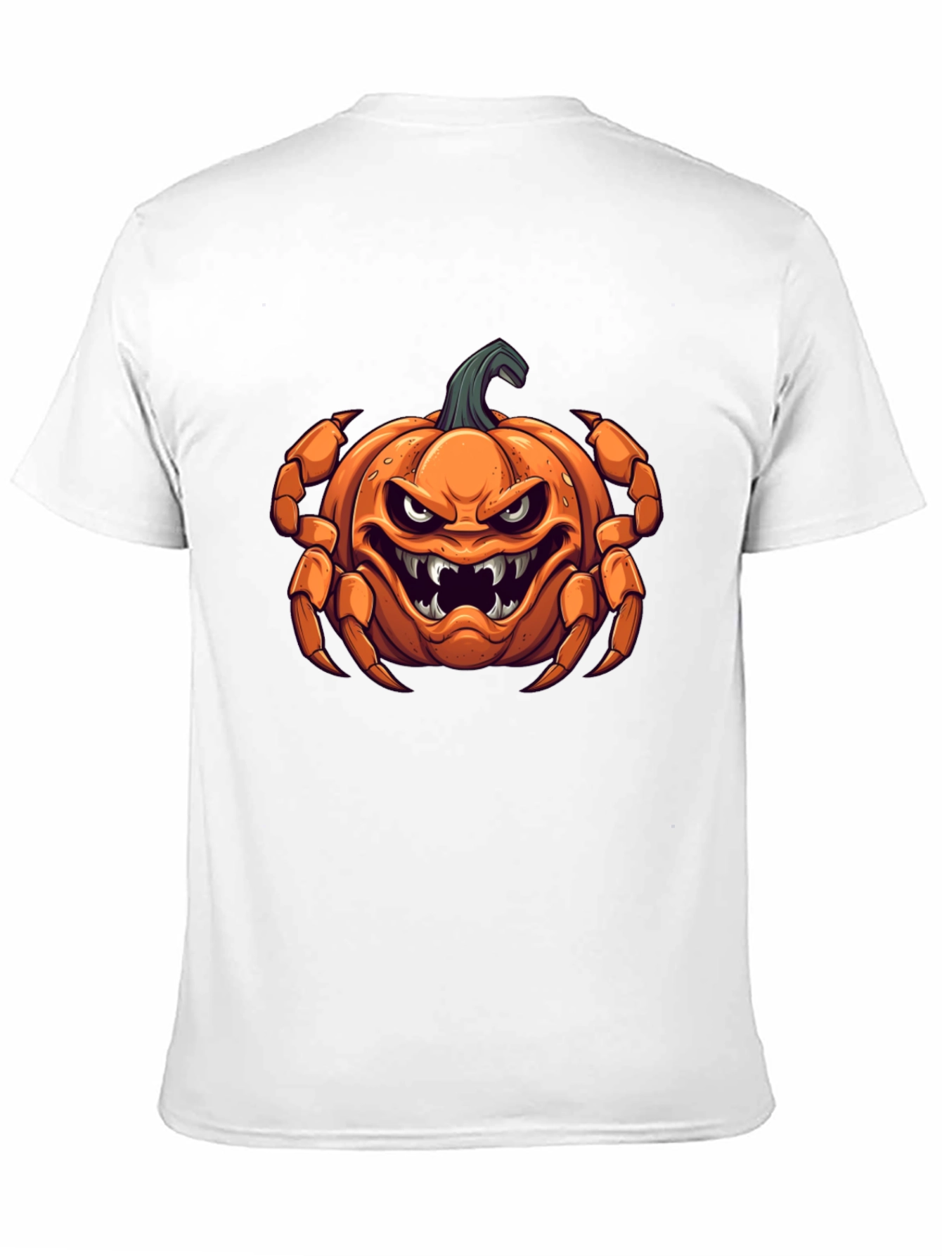 Halloween Pumpkin Crab Graphic Tee