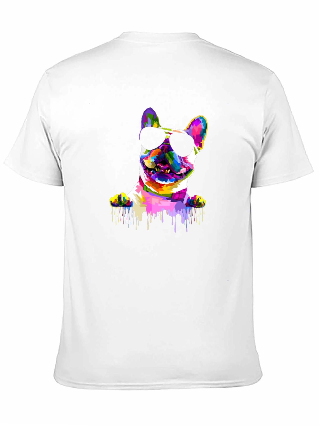 French Bulldog Paint Drip T-Shirt – Trendy Dog Lover Tee