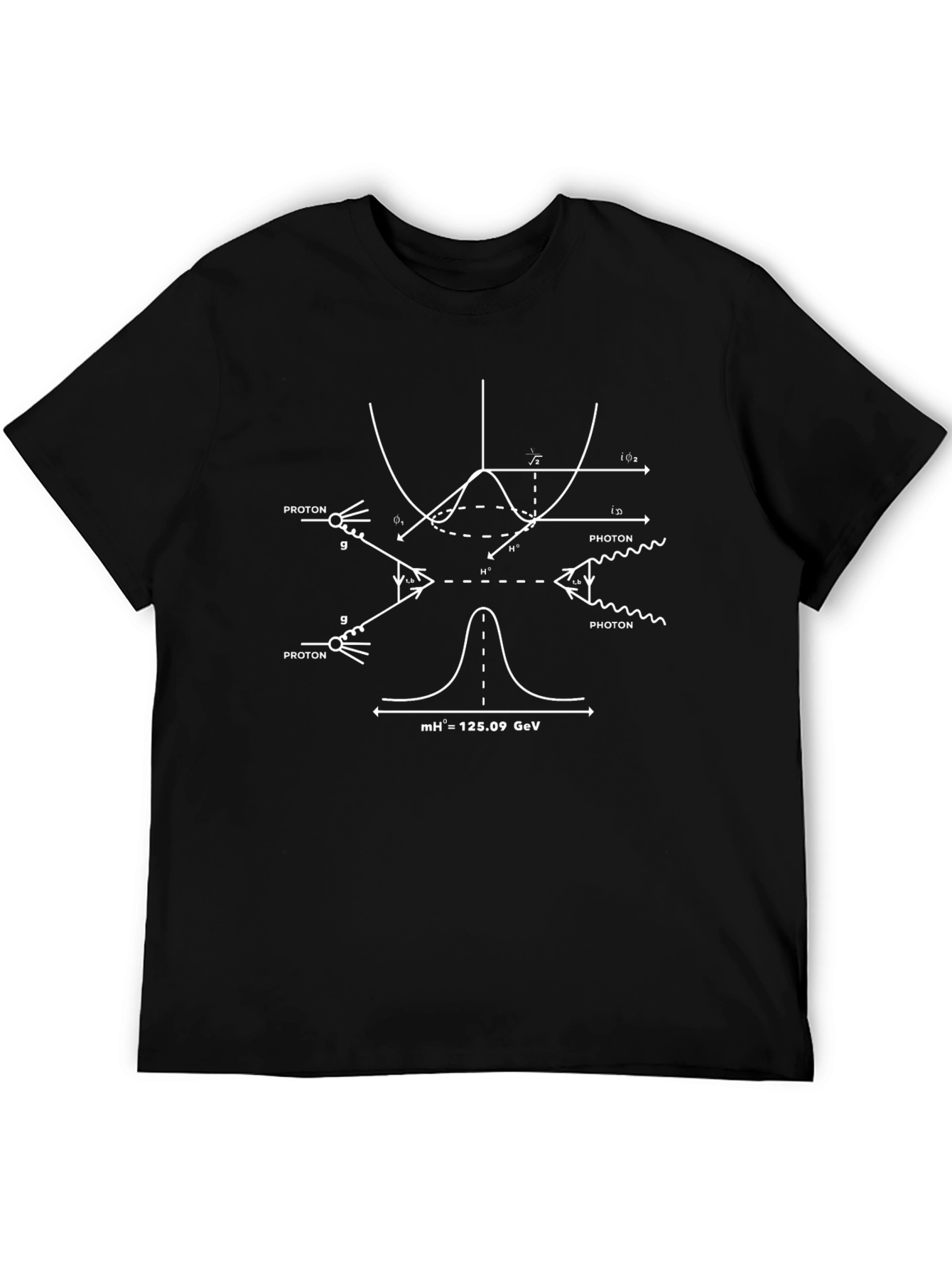 Science Equation Graphic Black T-Shirt