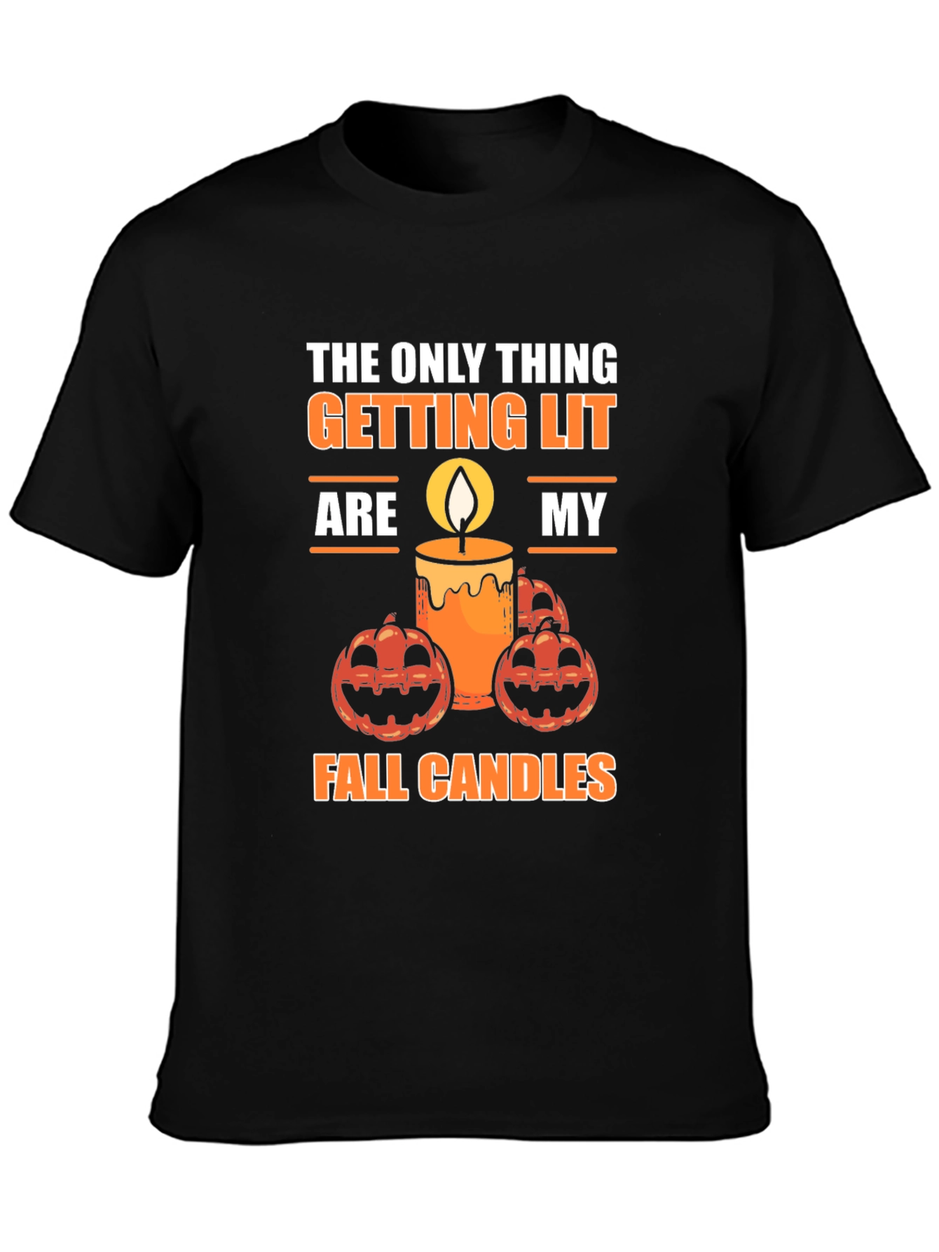 Funny Halloween Candle T-Shirt