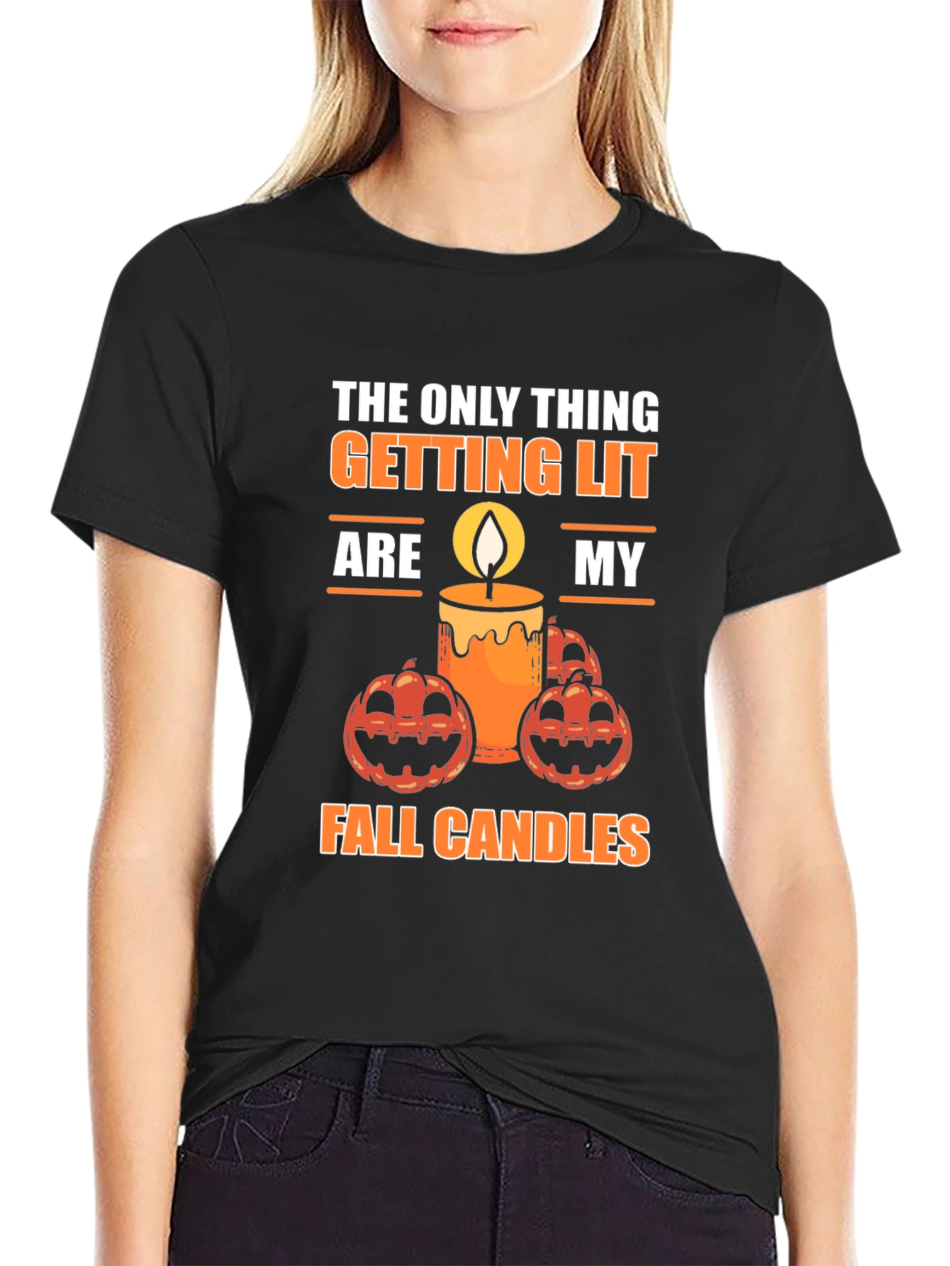 Funny Halloween Candle T-Shirt