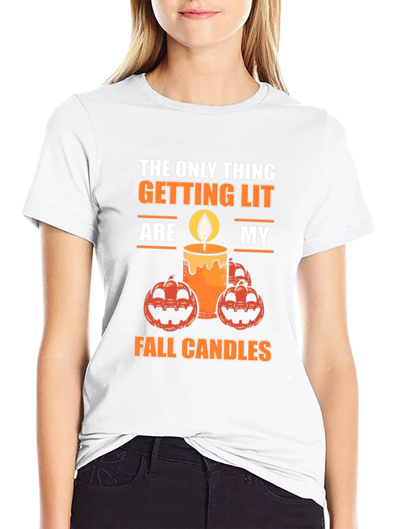 Funny Halloween Candle T-Shirt