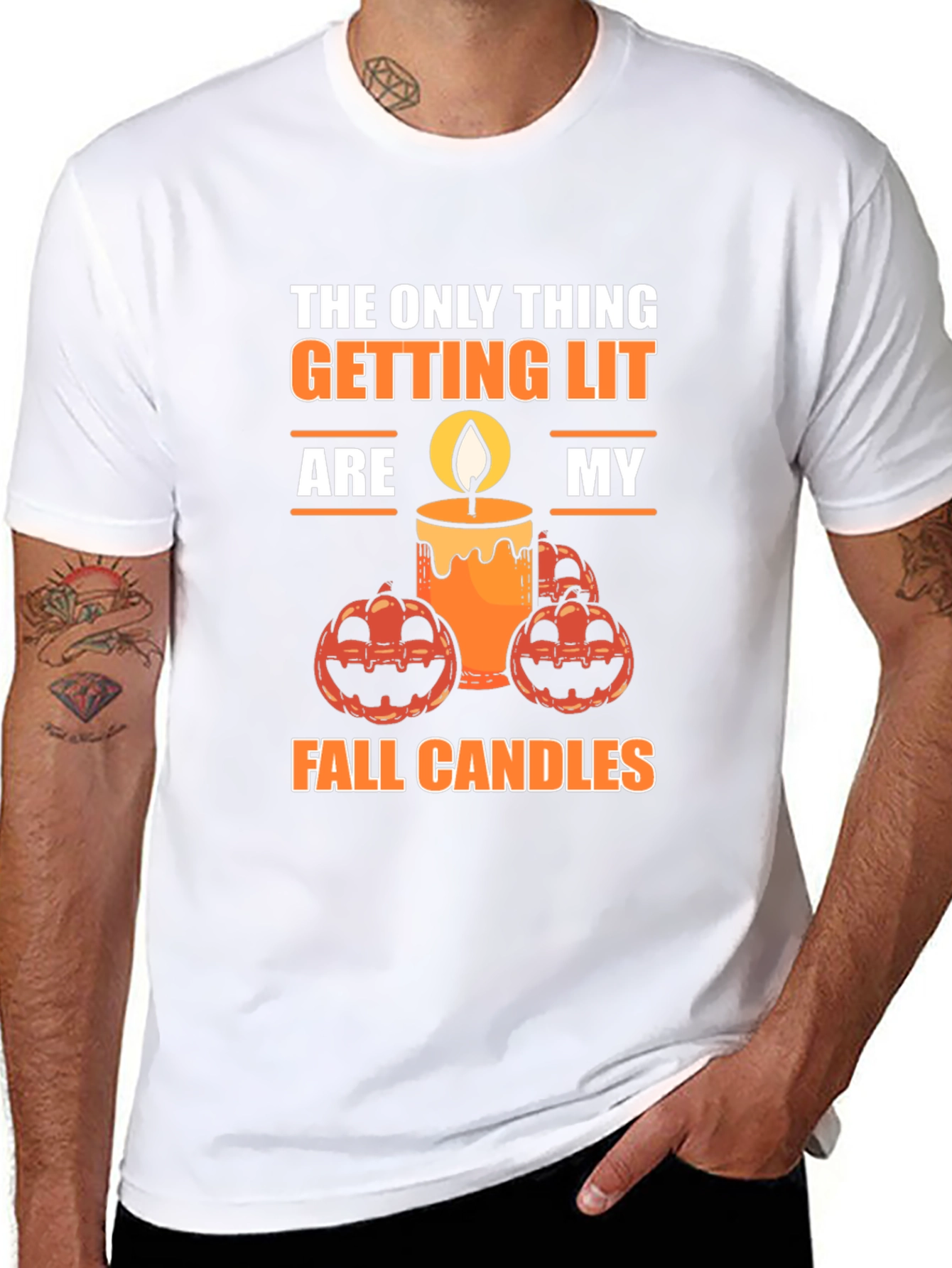 Funny Halloween Candle T-Shirt