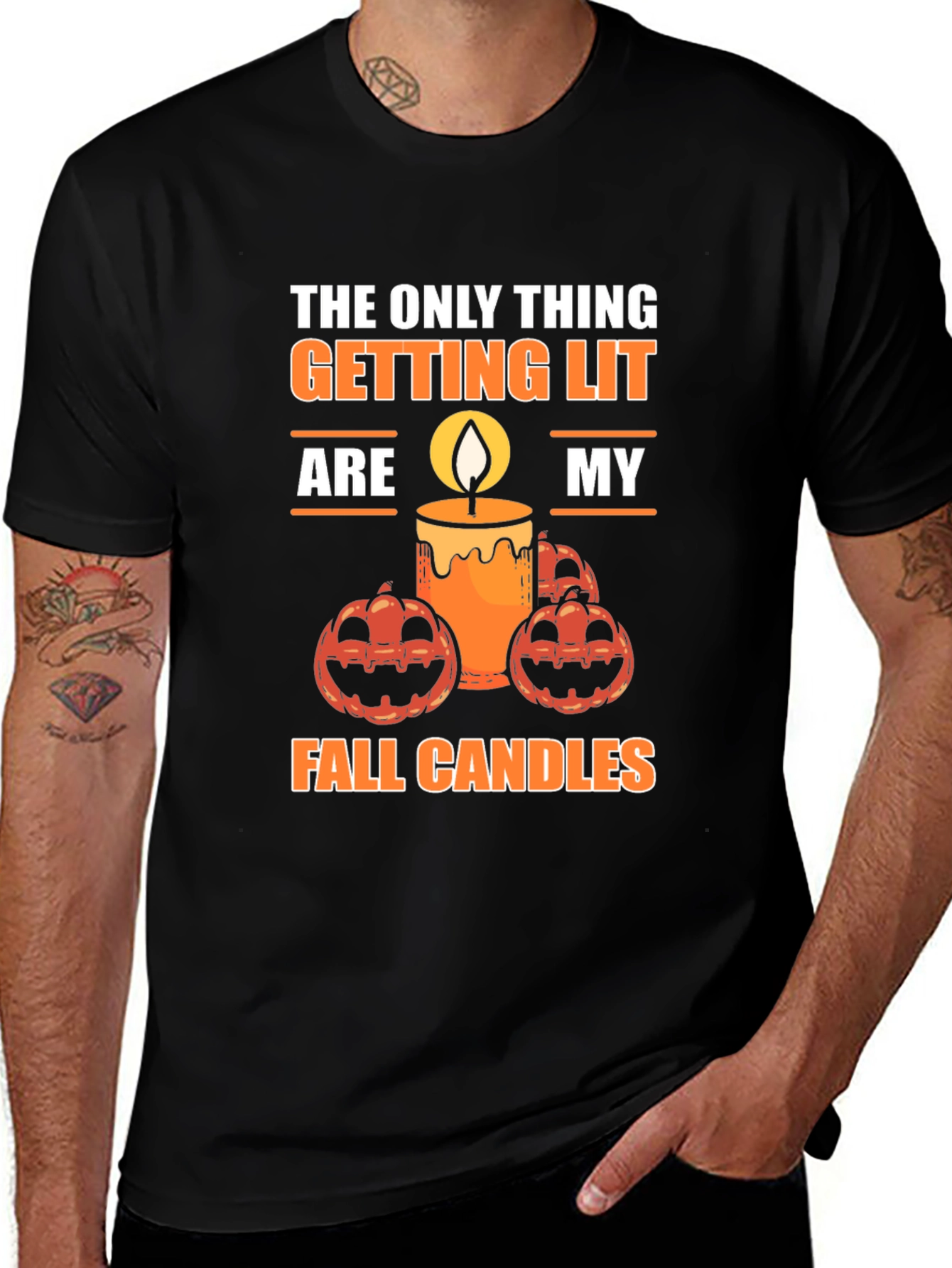 Funny Halloween Candle T-Shirt