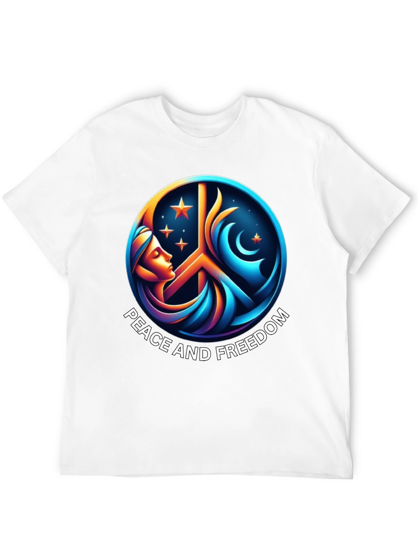 Peace and Freedom Graphic T-Shirt