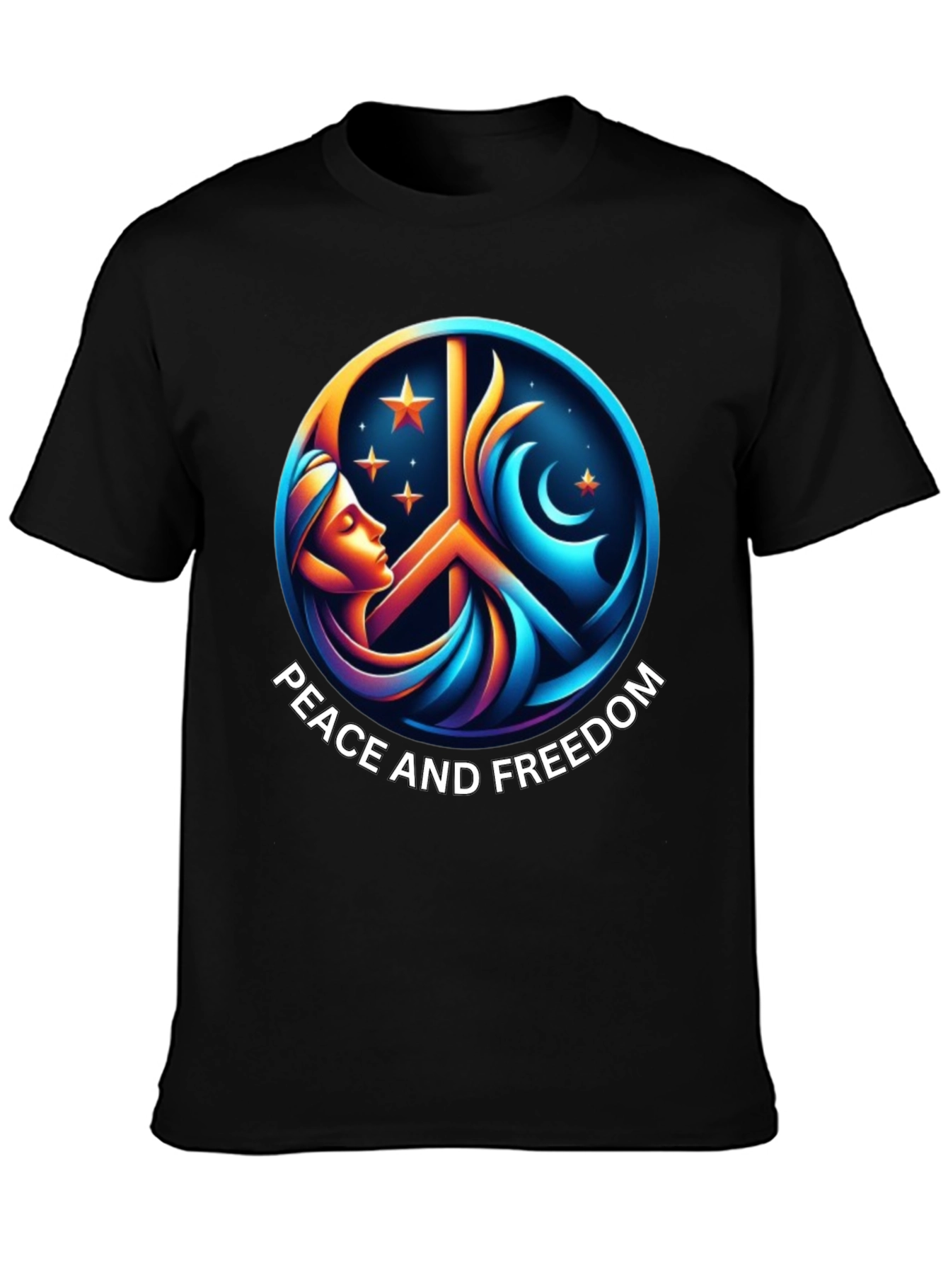 Peace and Freedom Graphic T-Shirt