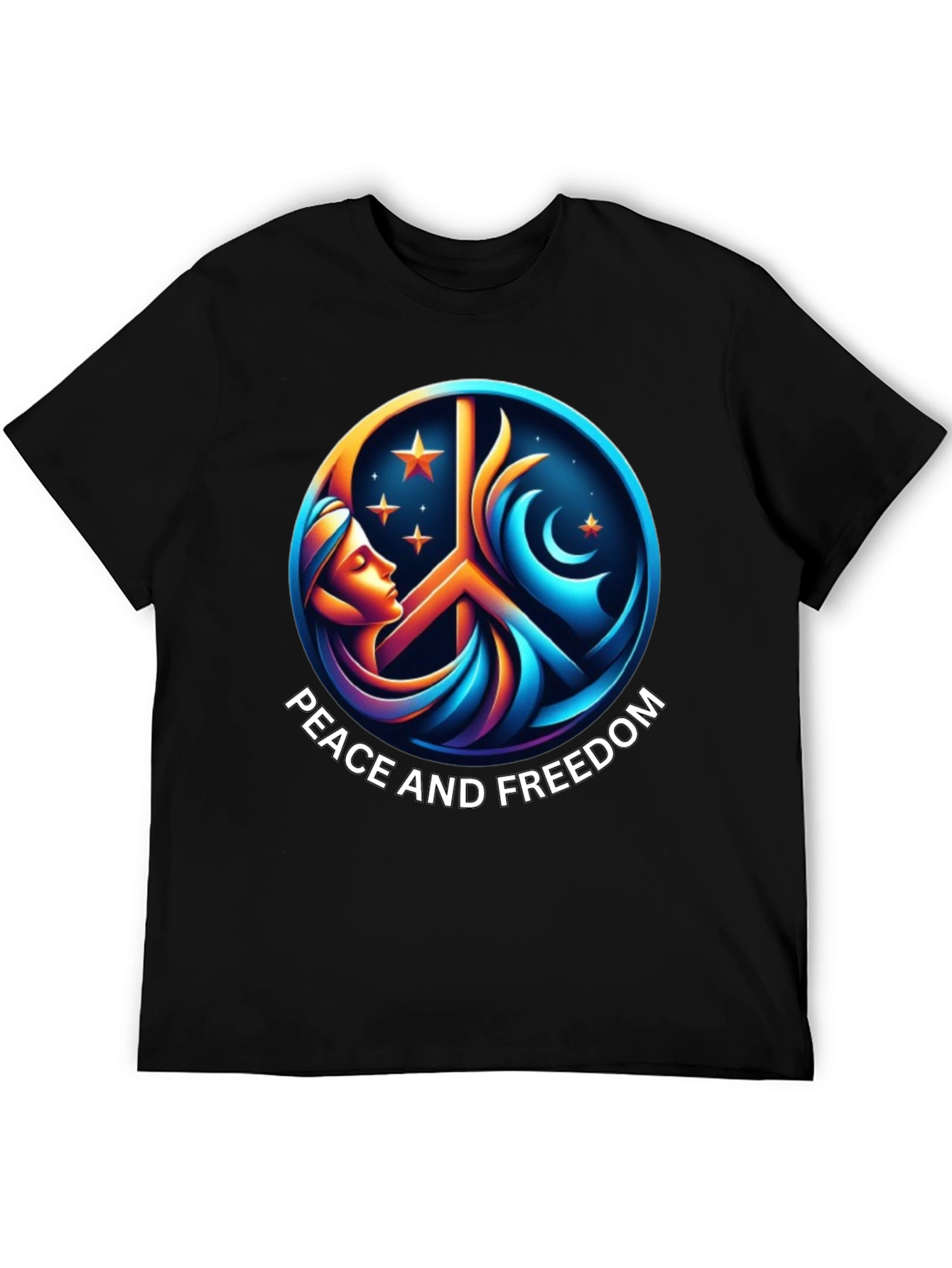 Peace and Freedom Graphic T-Shirt