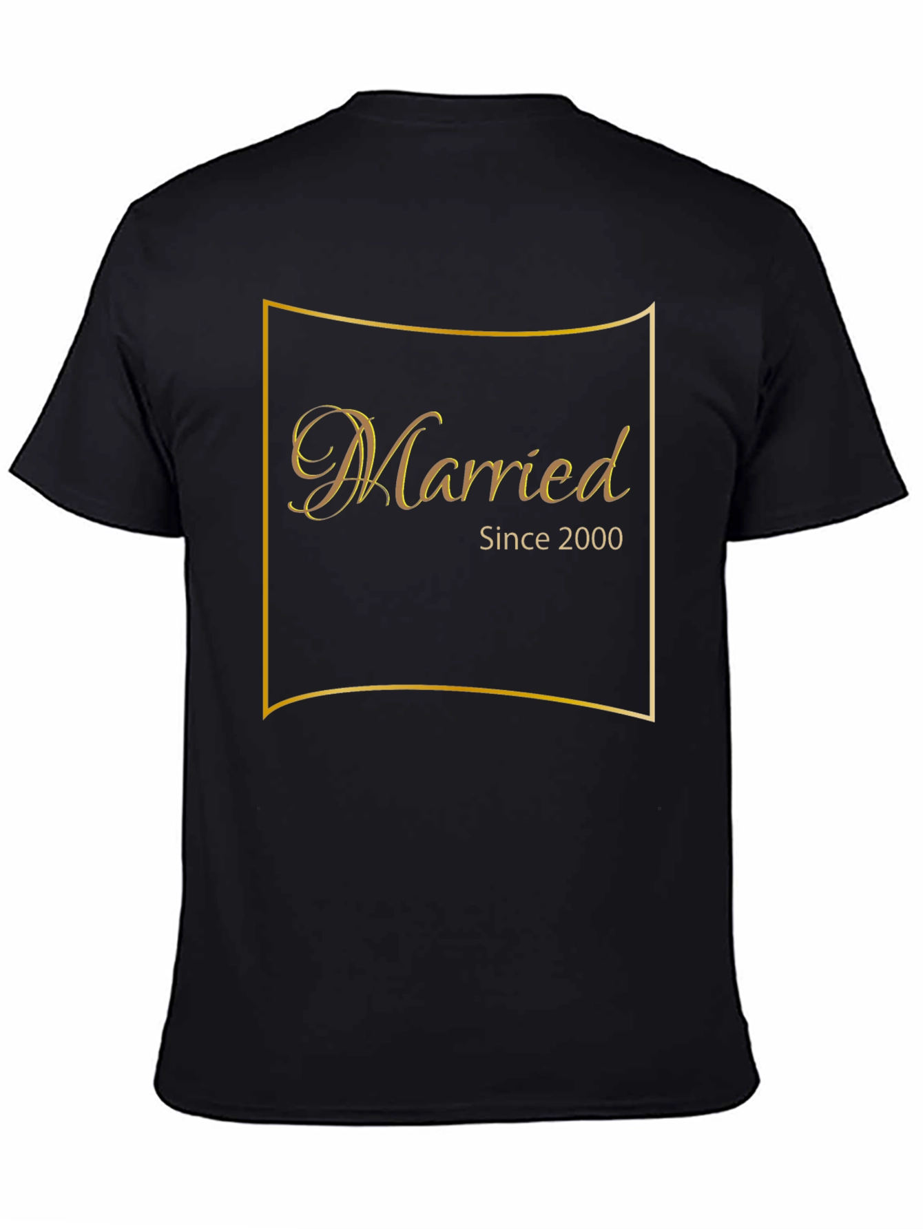 Married Since 2000 Black T-Shirt