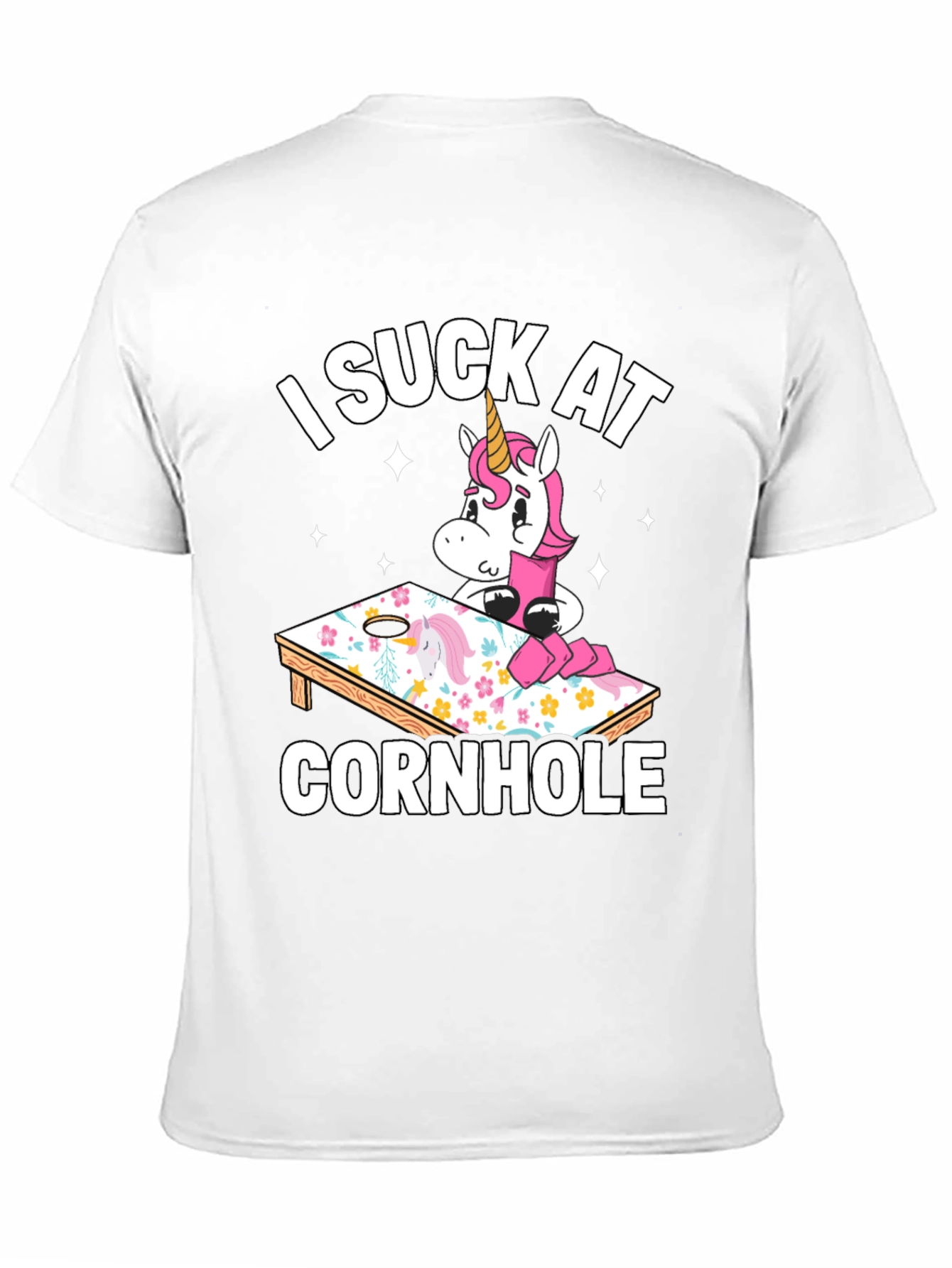 Funny Unicorn Cornhole T-Shirt